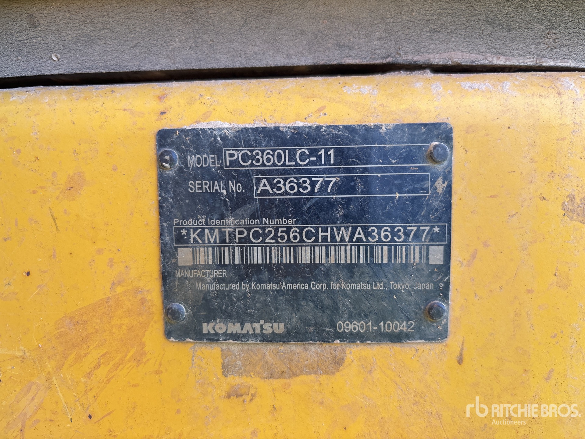 2018 Komatsu PC360LC 11