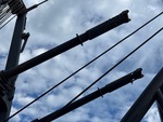 Crane Superstructure with Boom Stops