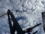 Crane Superstructure with Pendant Line (Boom Tension Line)