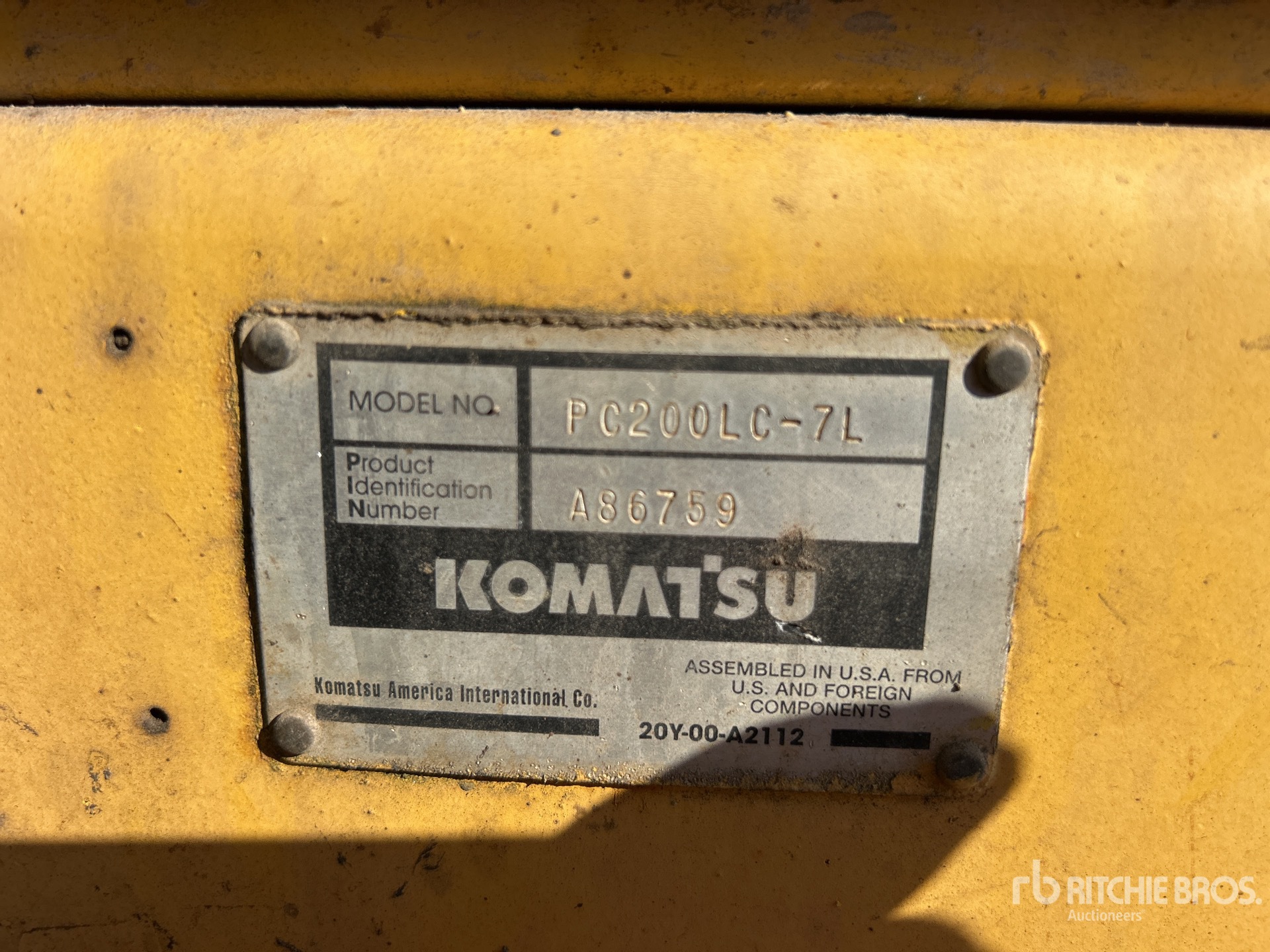 2004 Komatsu PC200LC-7L