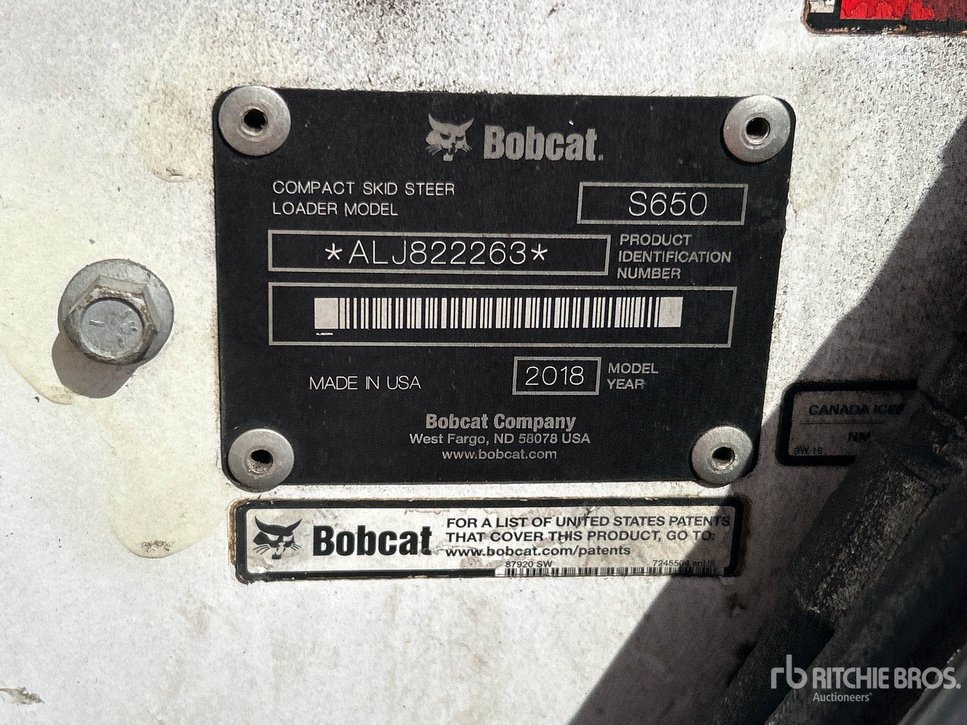 2018 Bobcat S650
