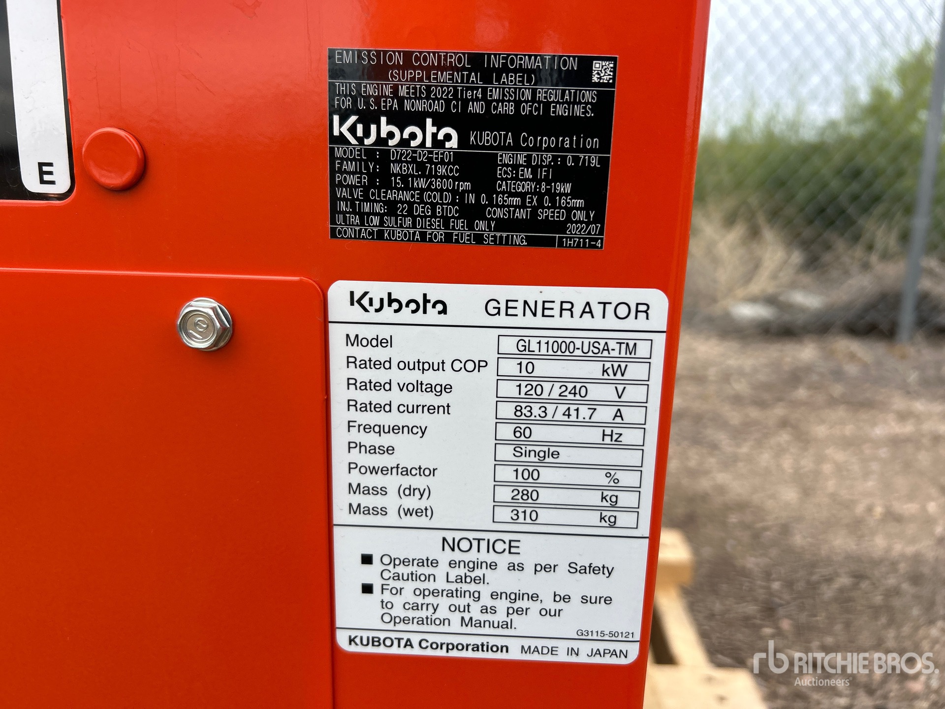 Kubota GL11000-USA