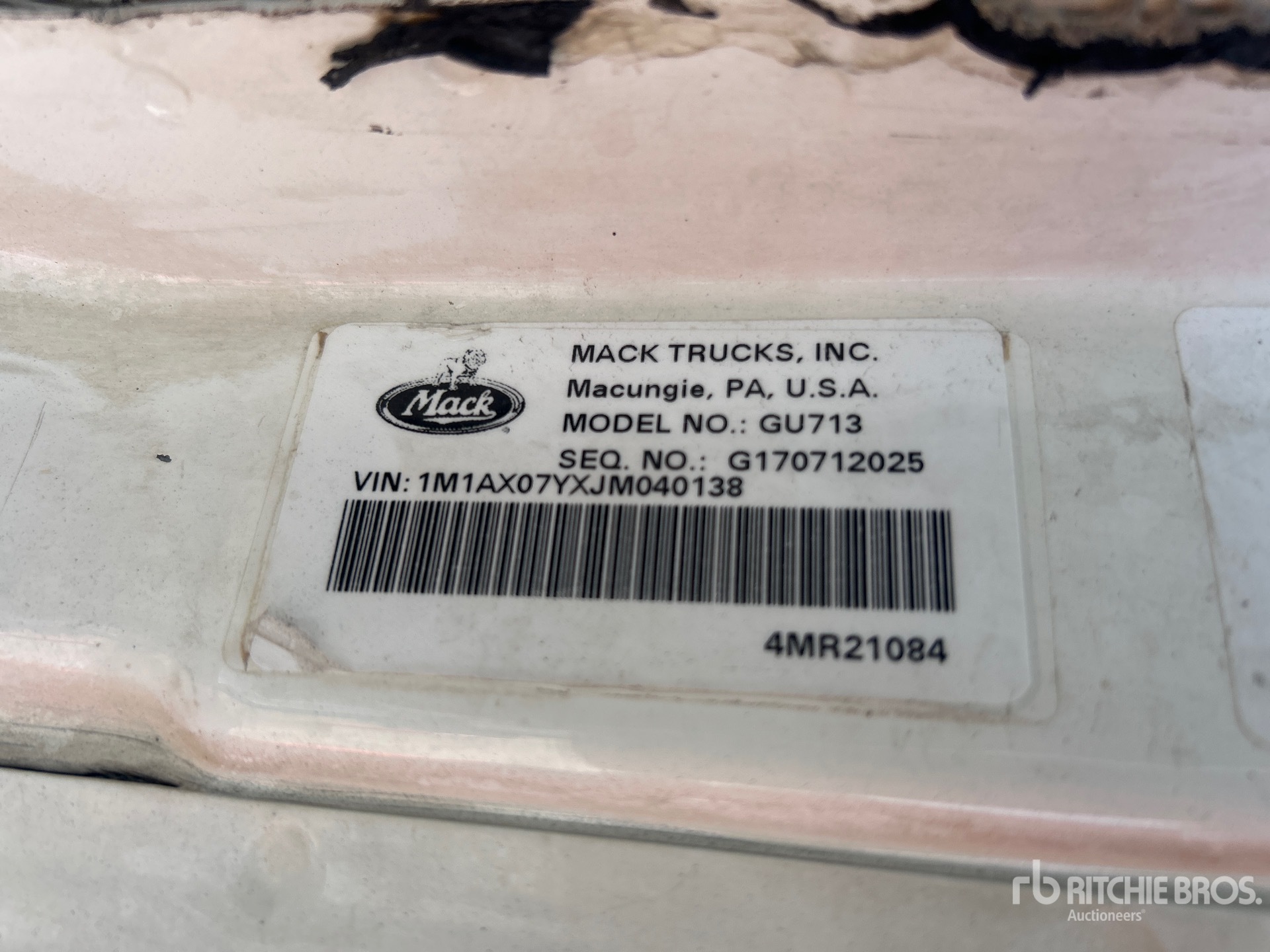 2018 Mack GU713