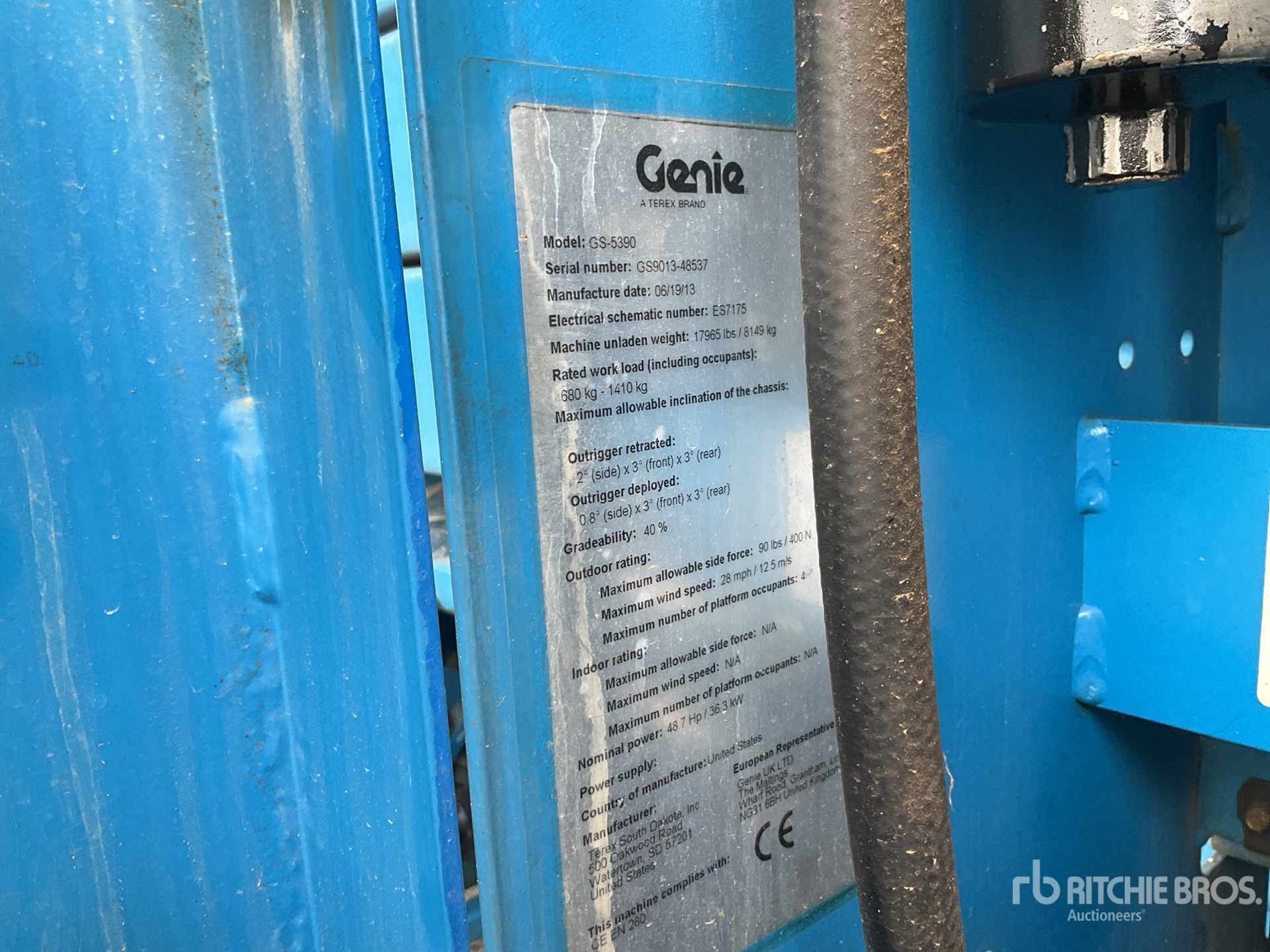 2013 Genie GS-5390