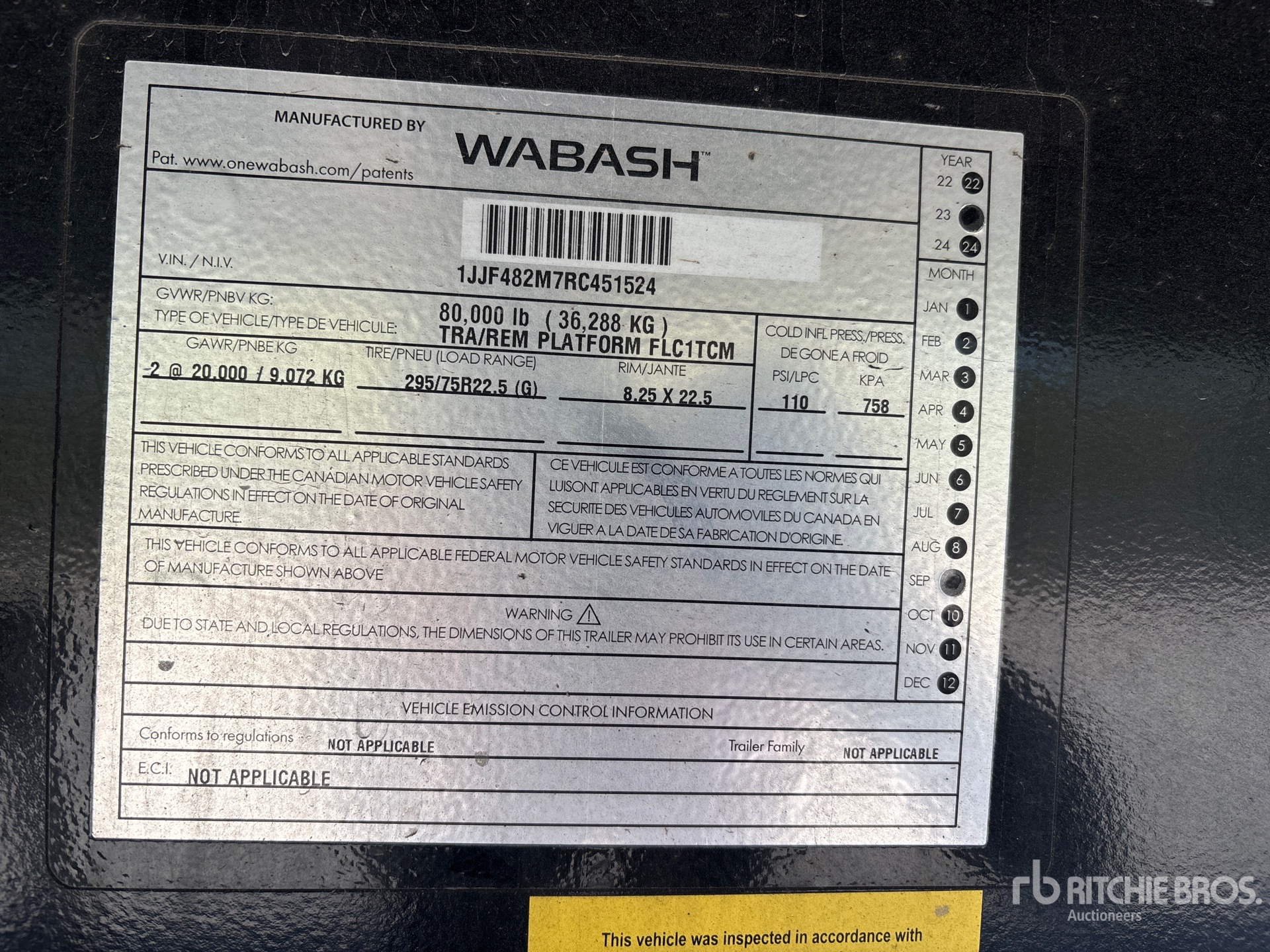 2024 Wabash 48 FT T/A