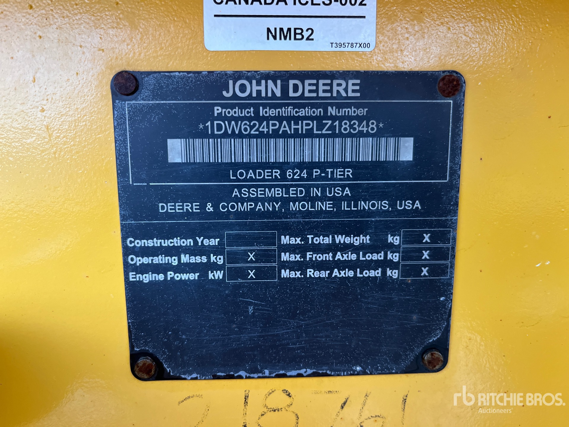 2023 John Deere 624 P-Tier