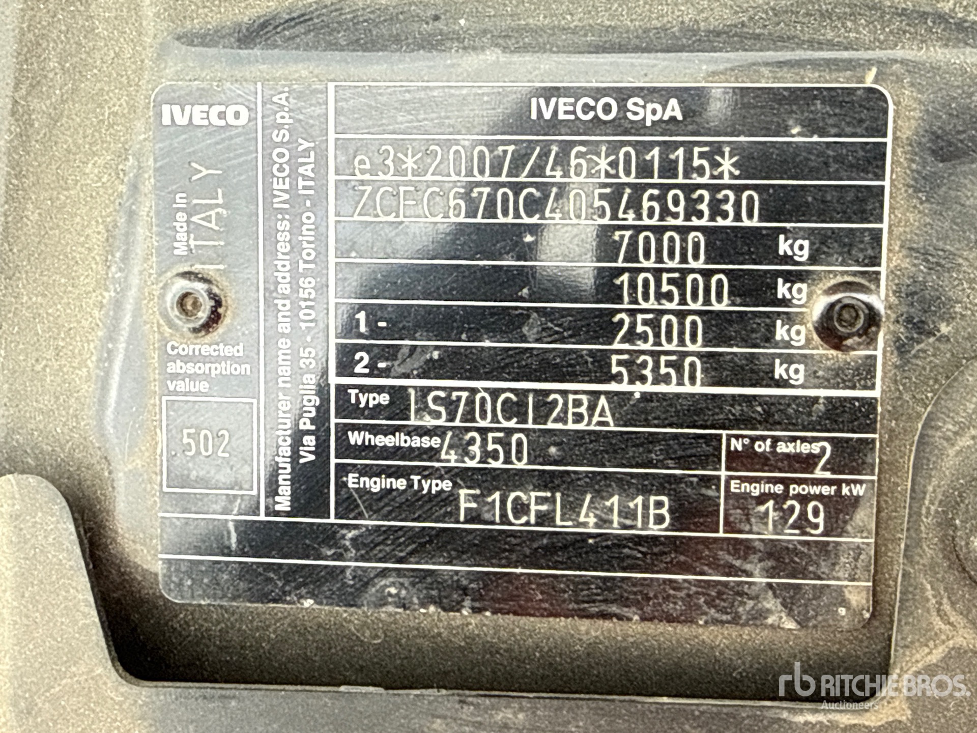 2026 Iveco DAILY 70-180