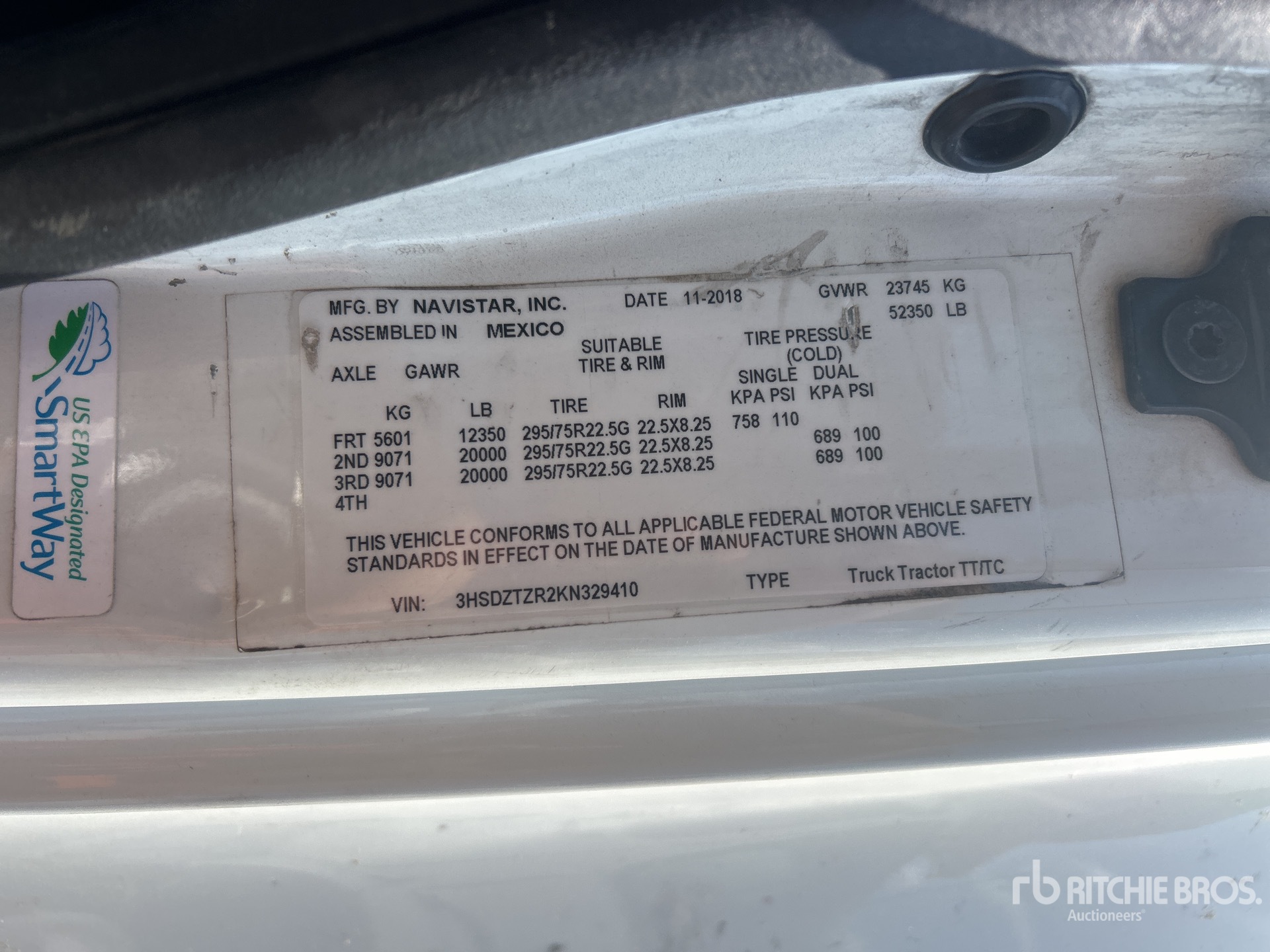 2019 International LT625