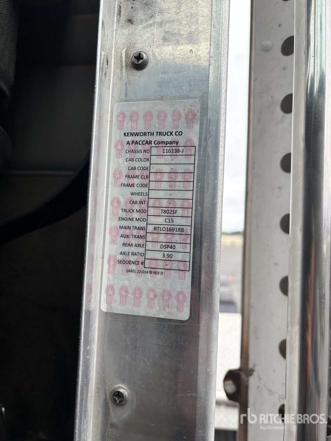 2005 Kenworth T800