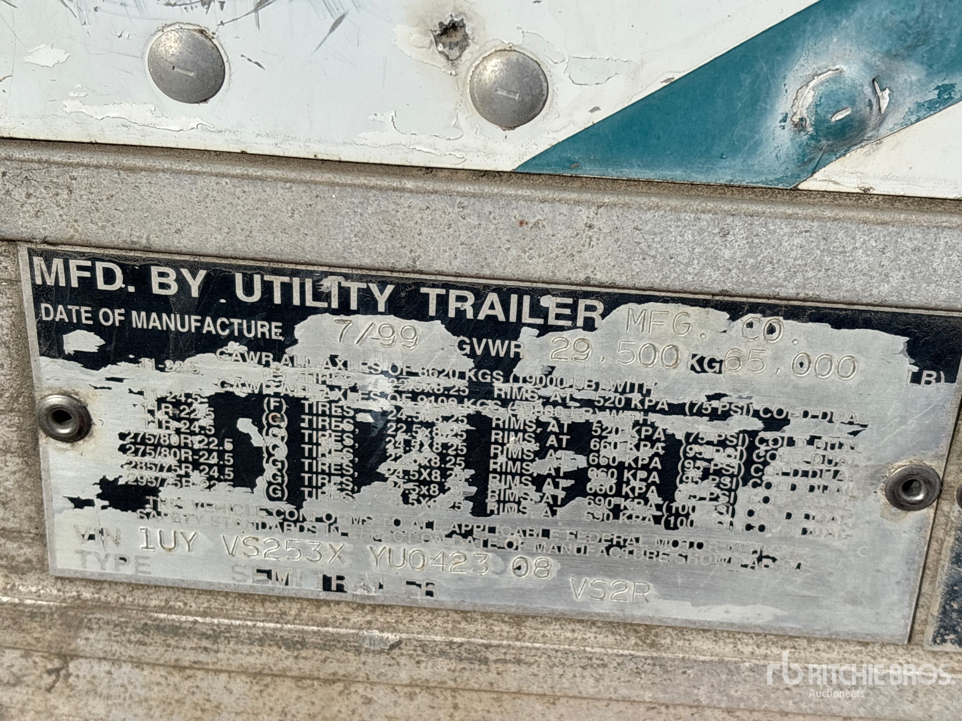 1999 Utility 53 FT T/A
