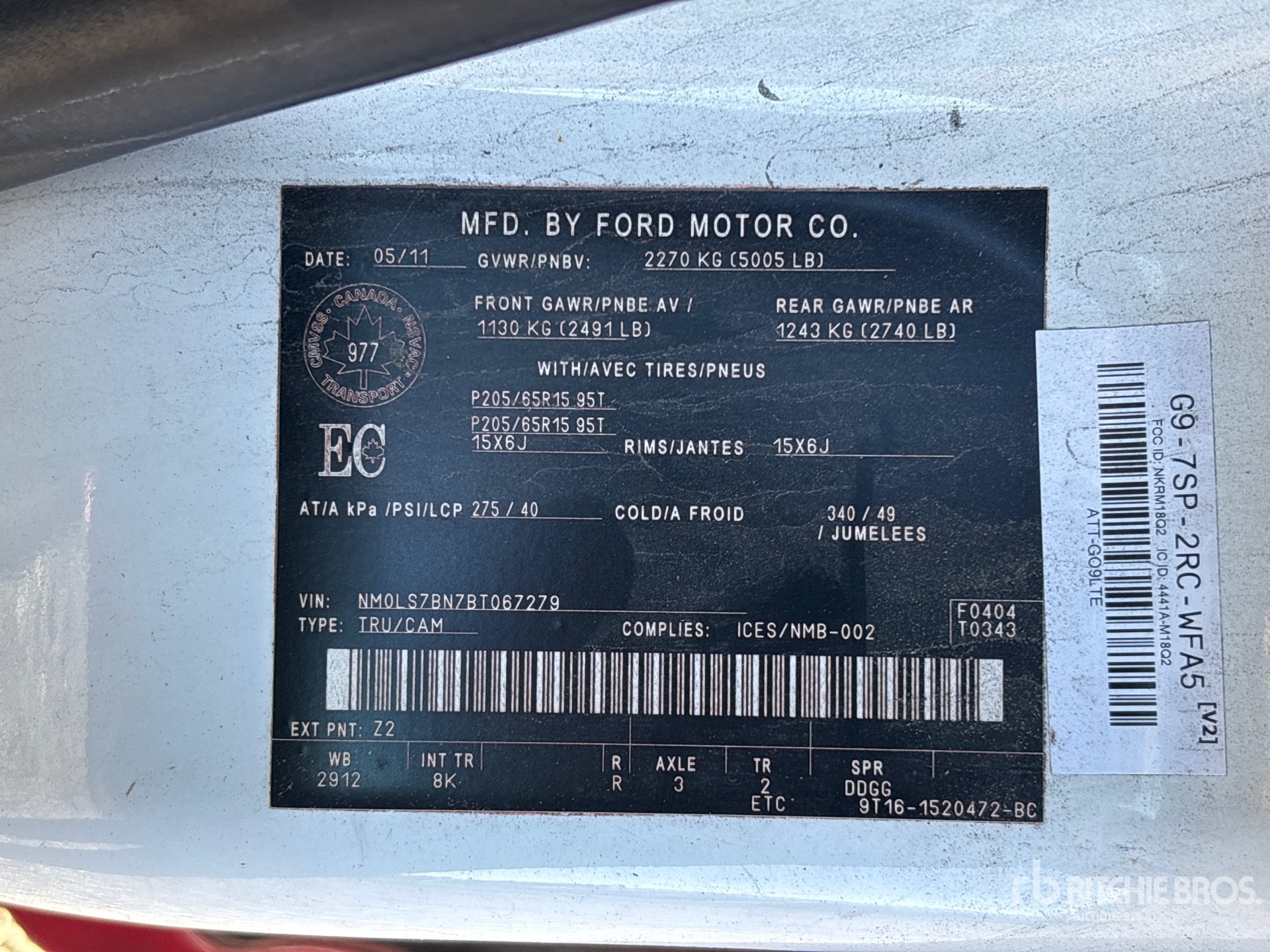 2011 Ford TRANSIT CONNECT
