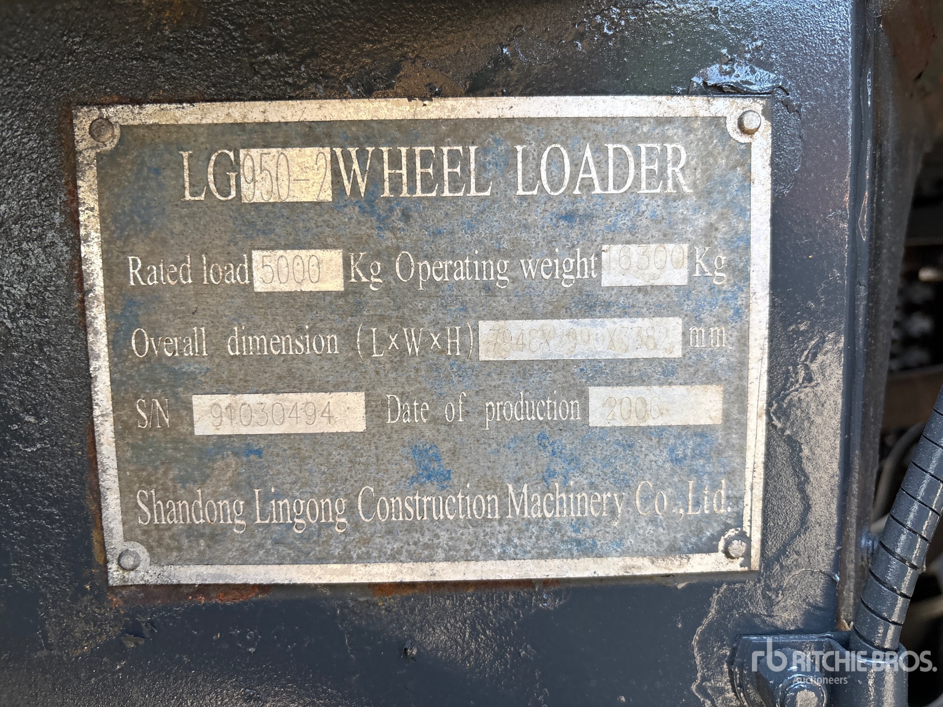 2006 Liugong LG950-2