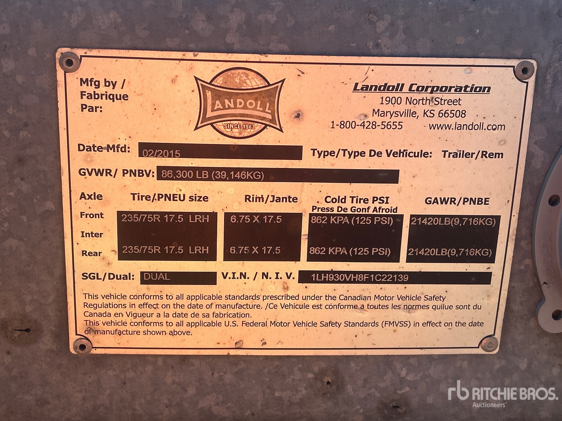 2015 Landoll 930