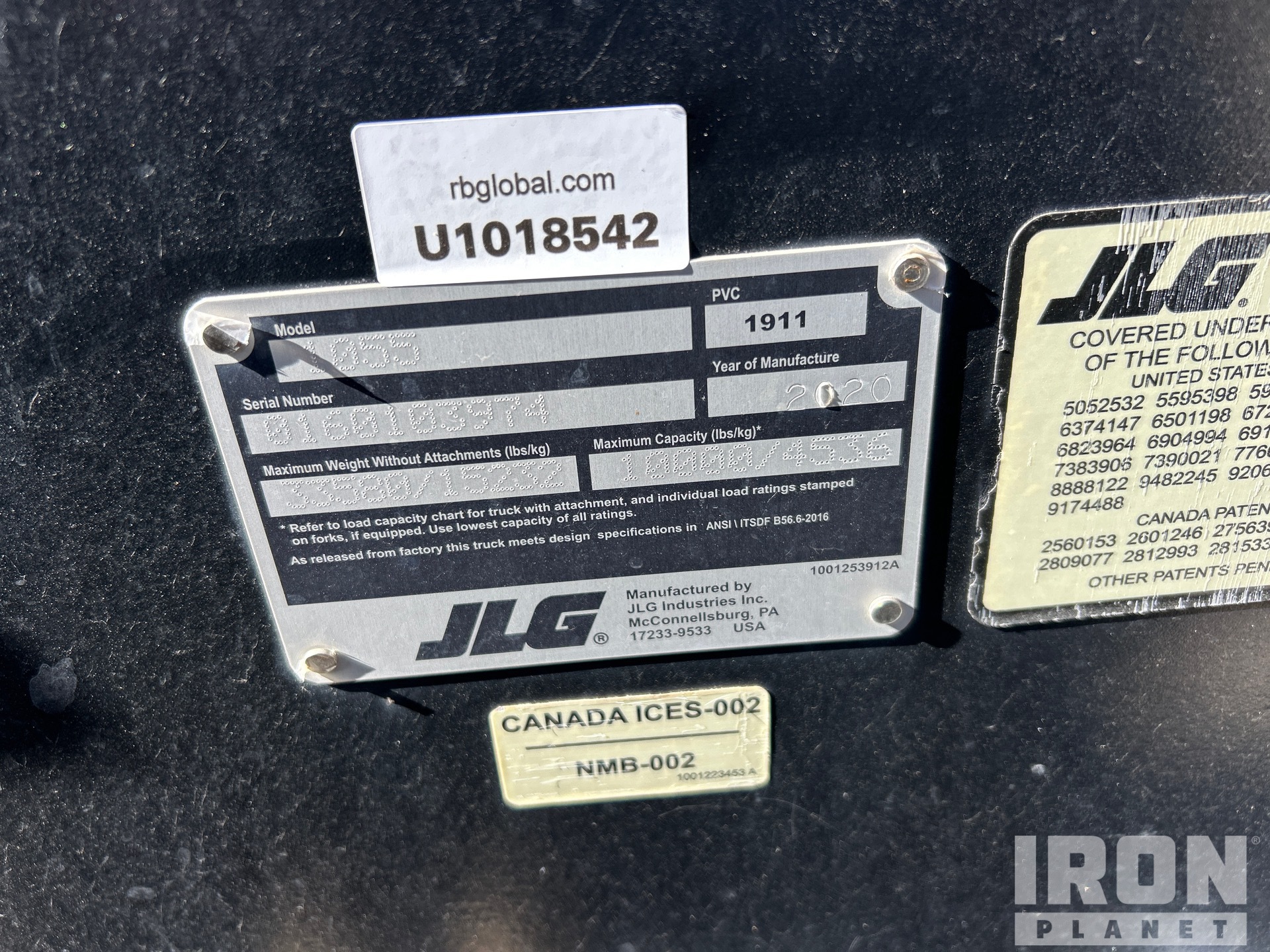 2020 JLG 1055