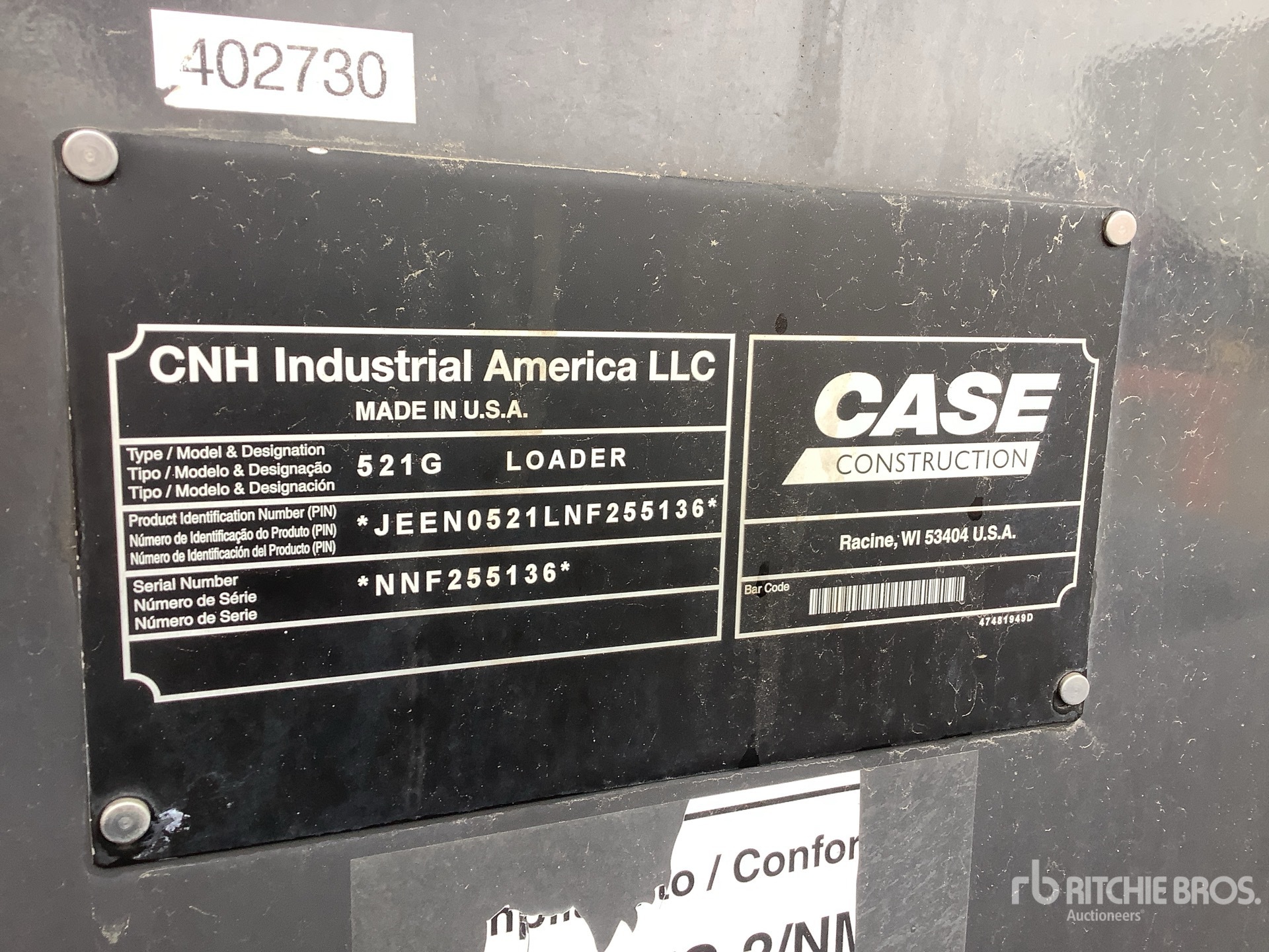 2022 Case 521G XT