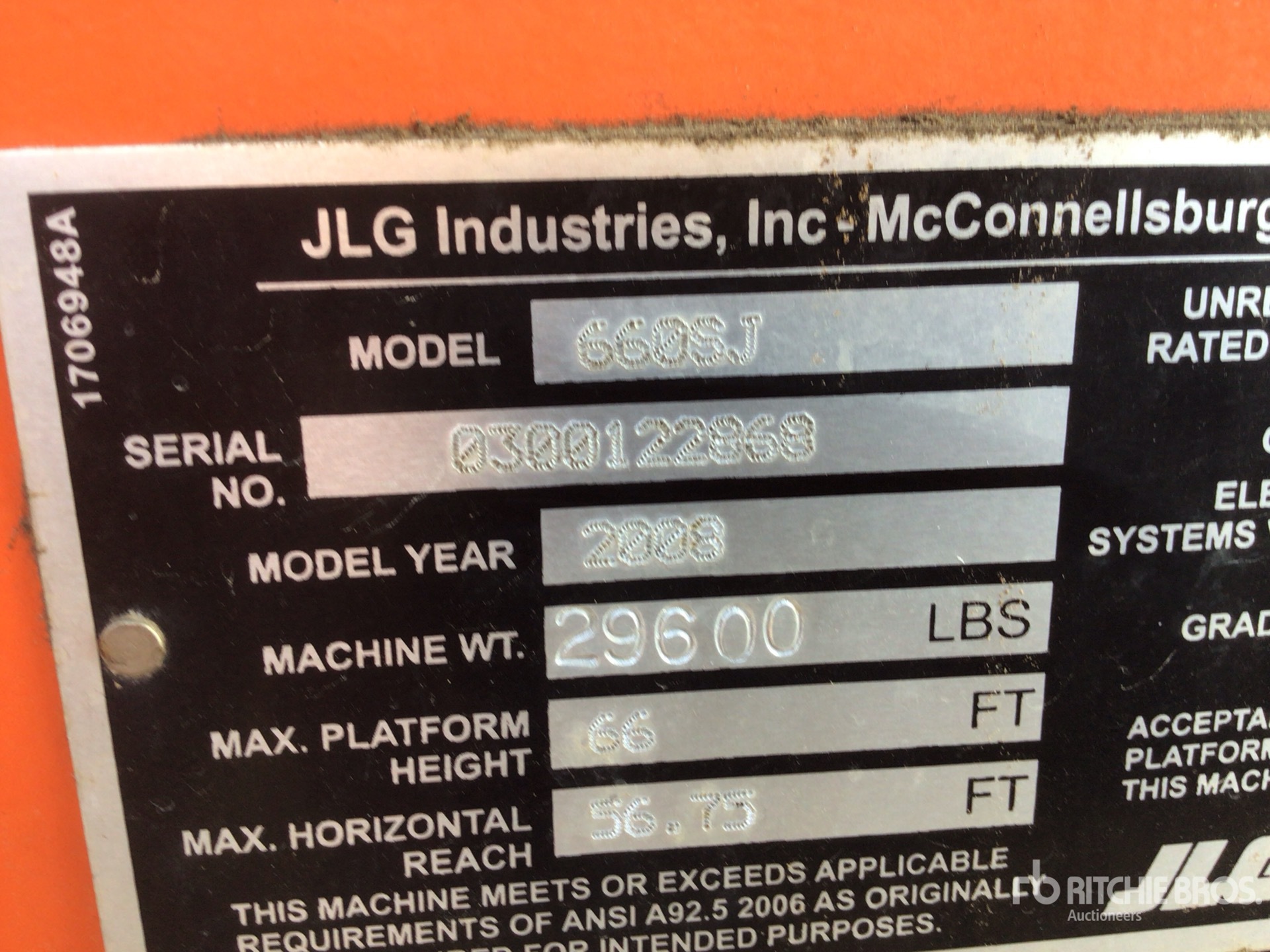 2008 JLG 660SJ