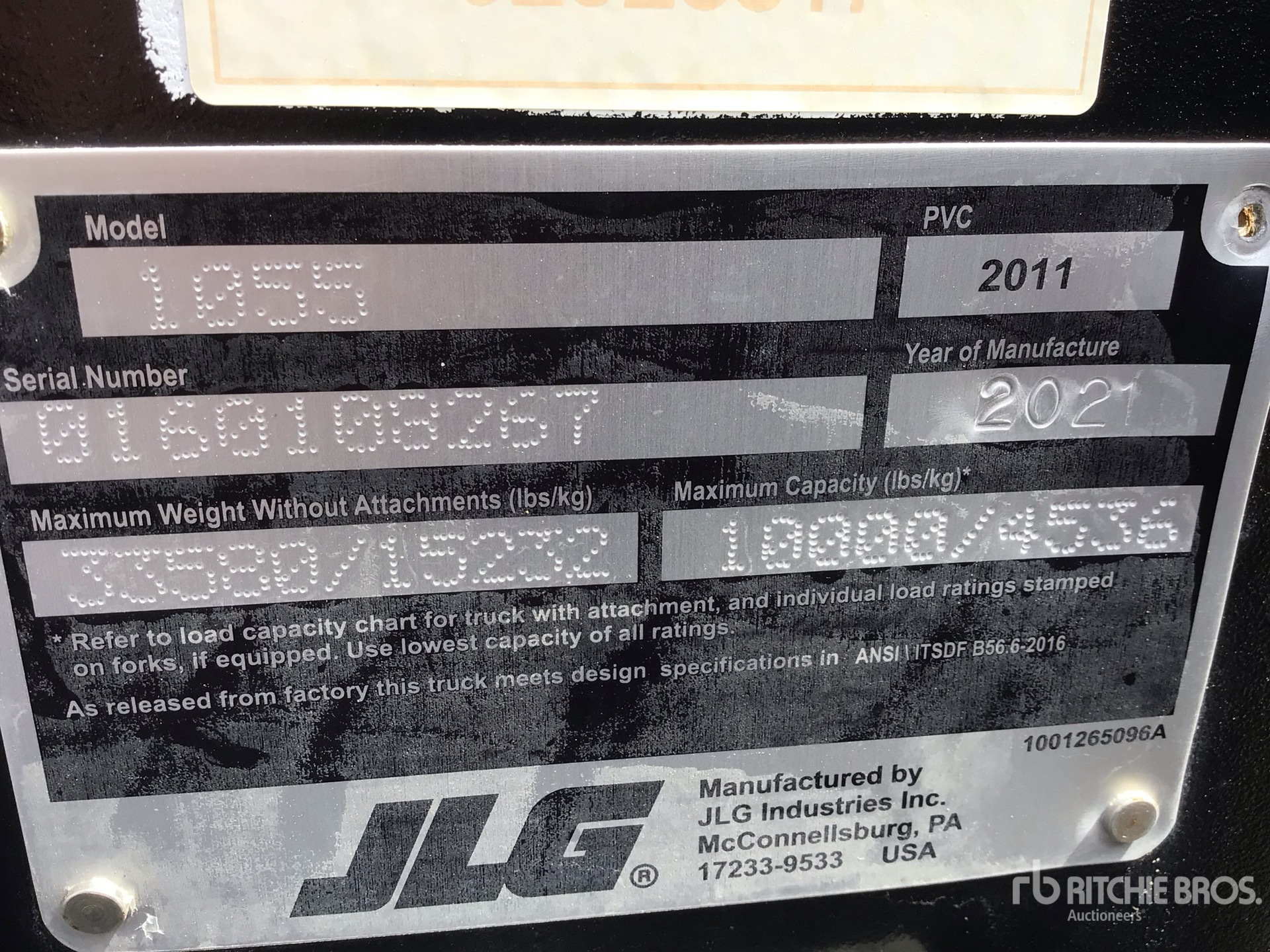 2021 JLG 1055