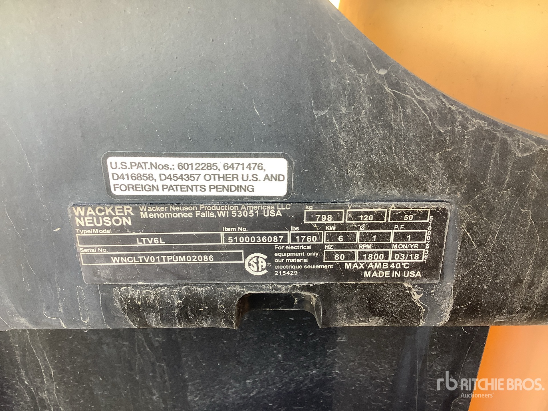 2018 Wacker Neuson LTV6L