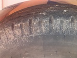Chassis with Rear Tire Condition