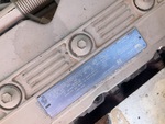 Engine with Emission Label
