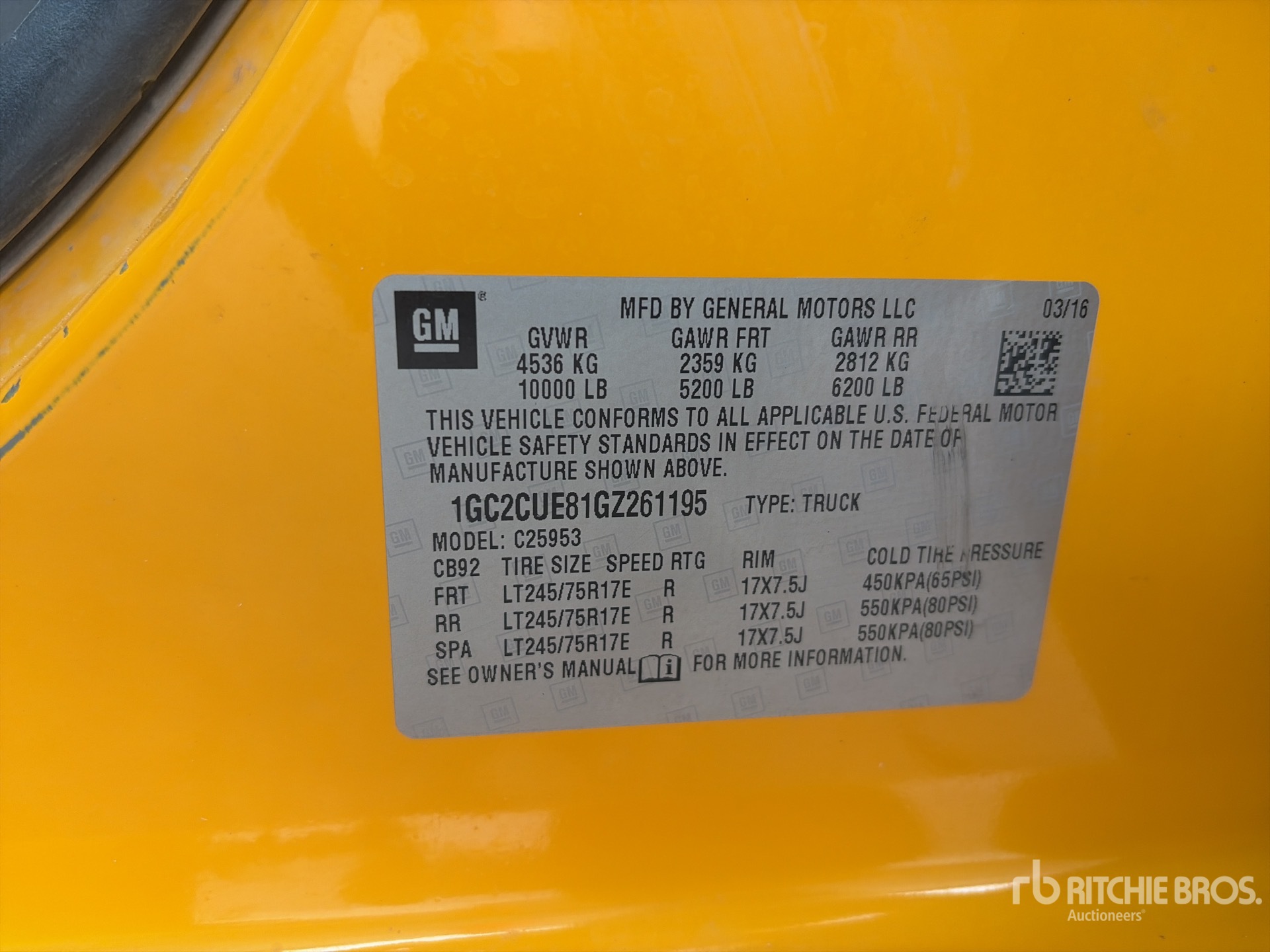 2016 Chevrolet Silverado 2500HD