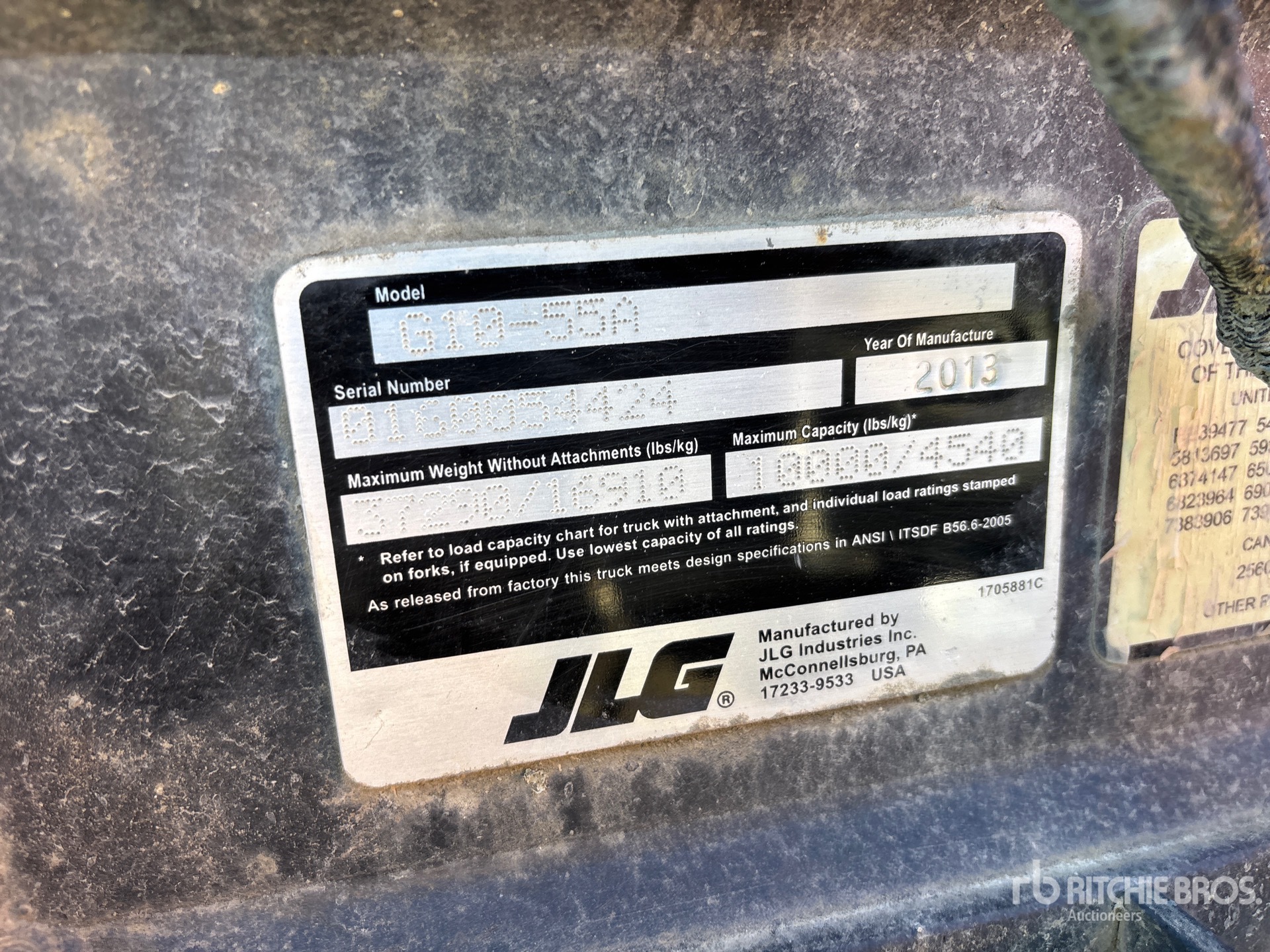 2013 JLG G10-55A
