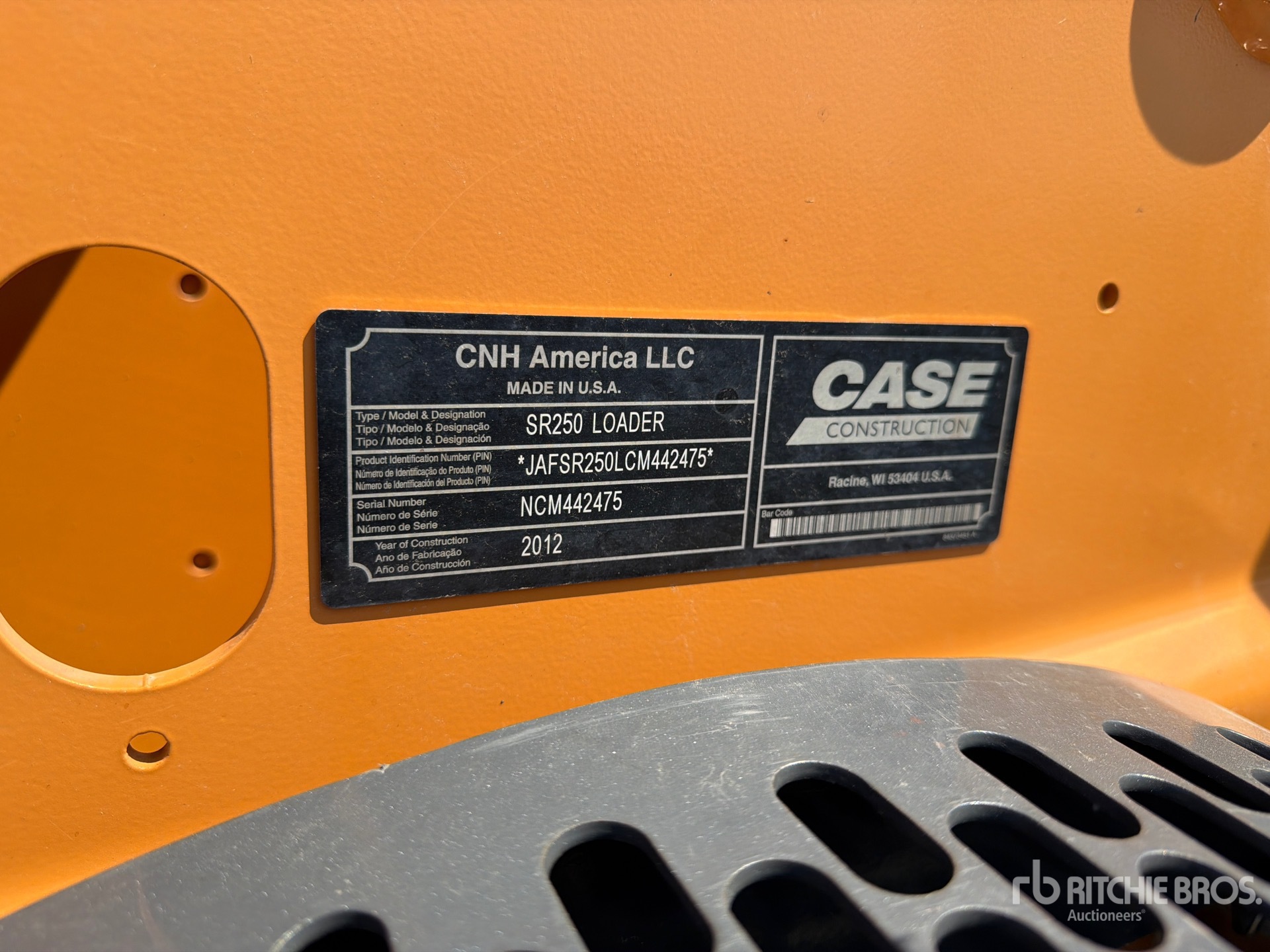 2012 Case SR250