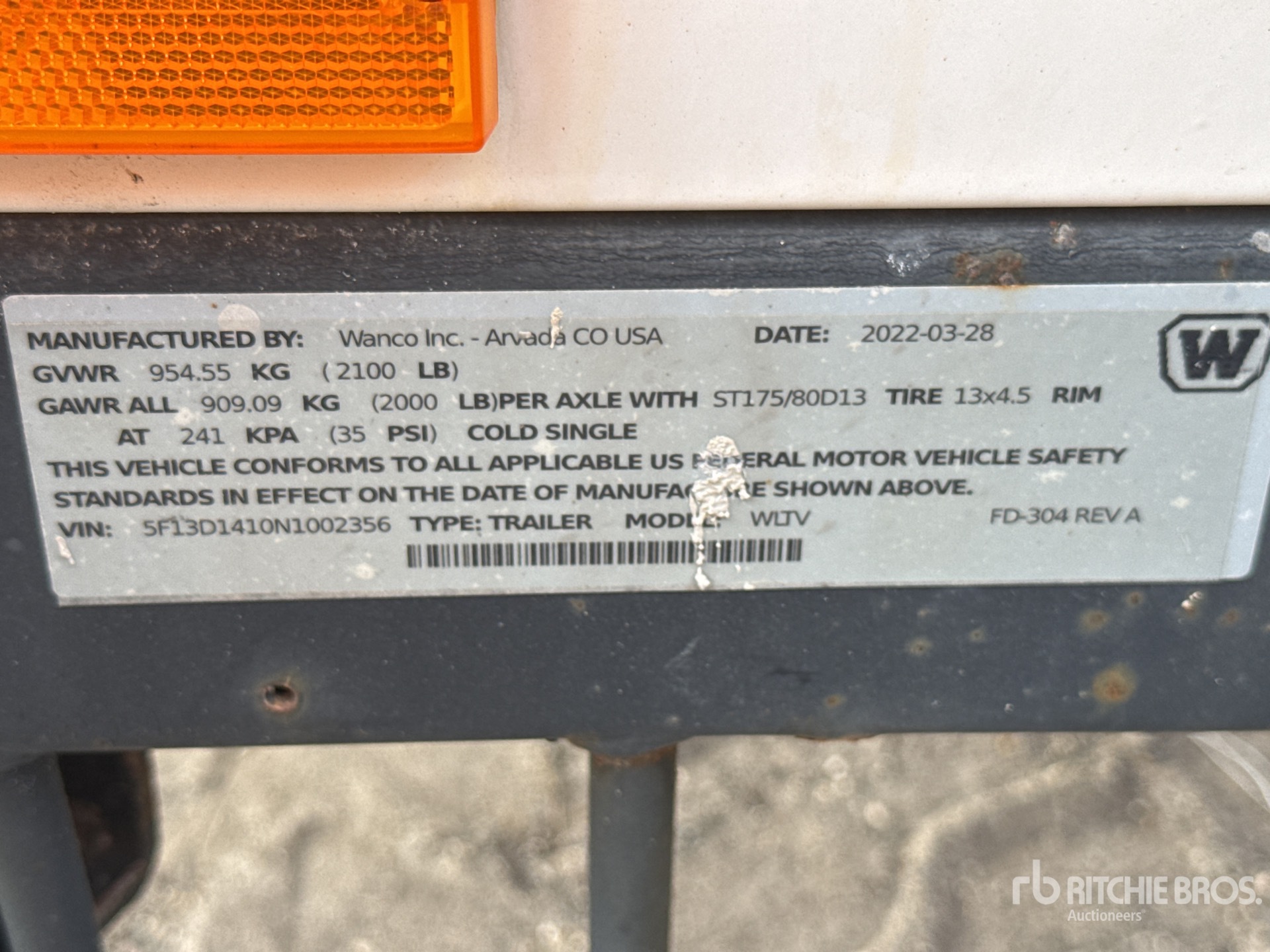 2022 Wanco  WLT4MK106KVL