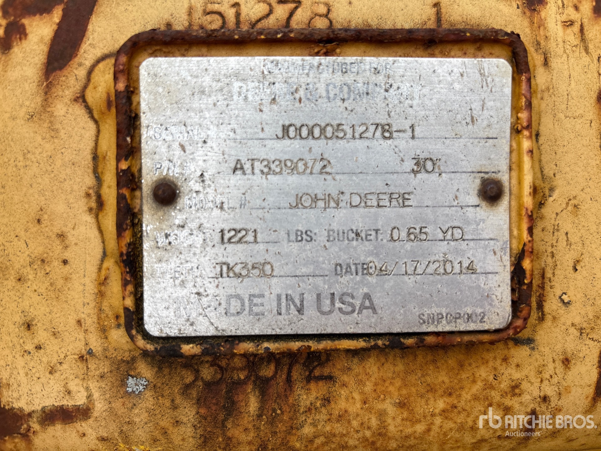 2014 John Deere AT339072