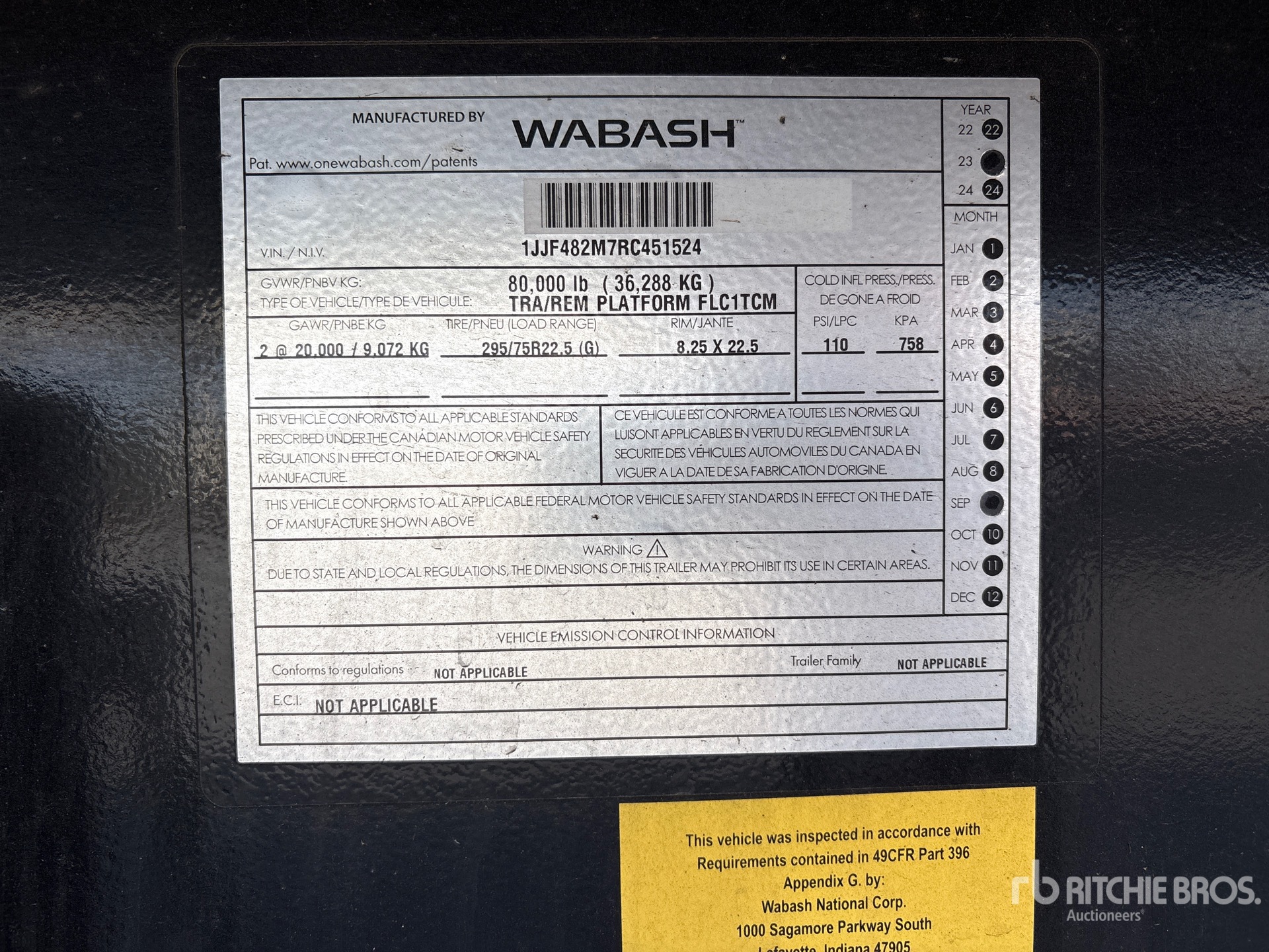 2024 Wabash FLC1TCM