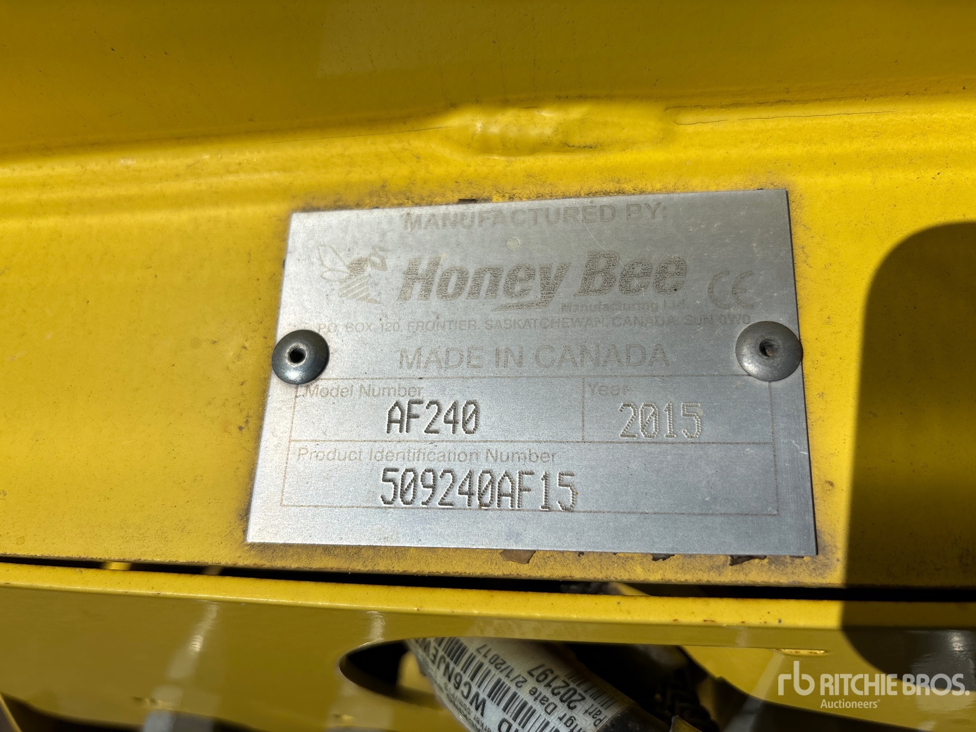 2015 Honey Bee AF240