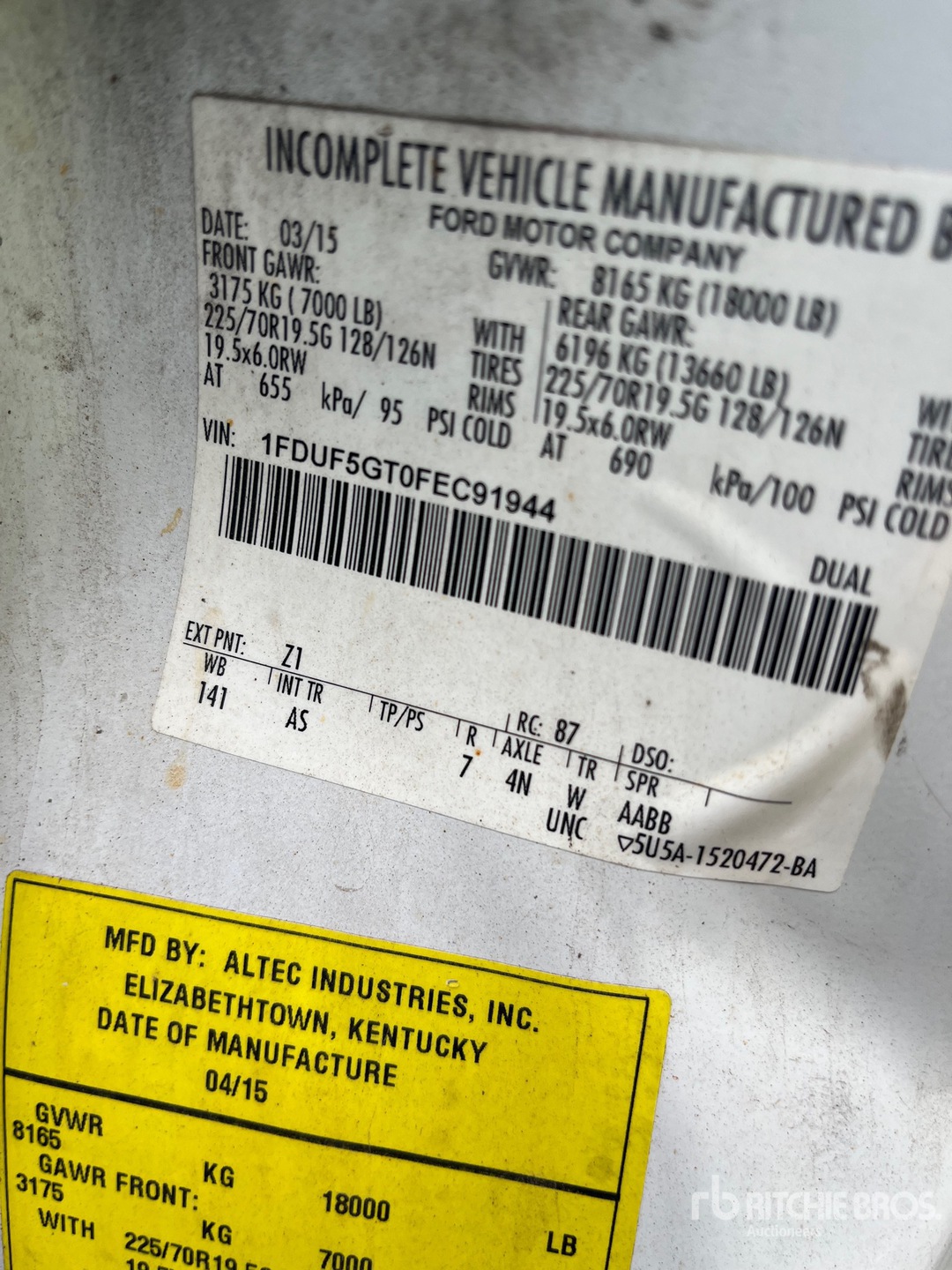 Photo of 2015 Ford F-550