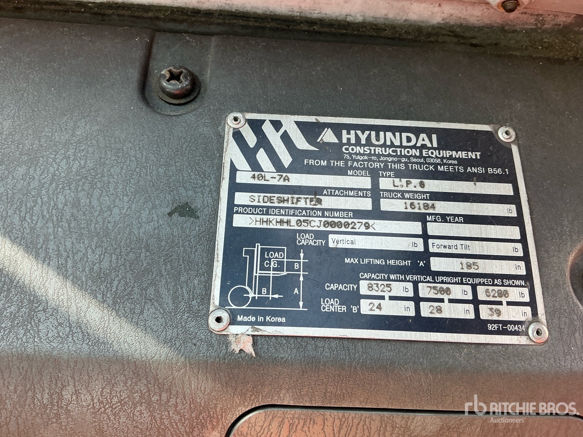 2012 Hyundai 40L-7A