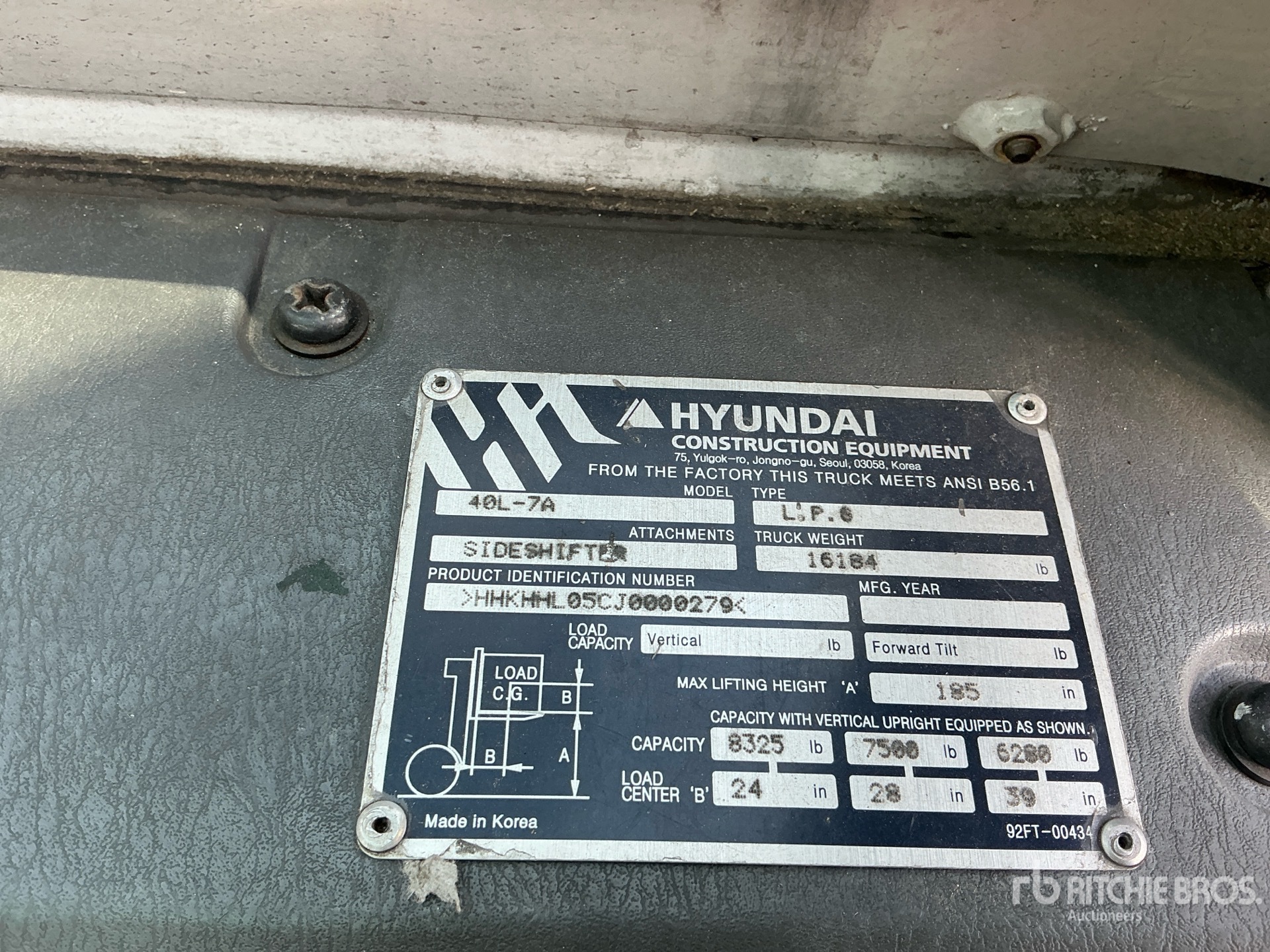 2012 Hyundai 40L-7A