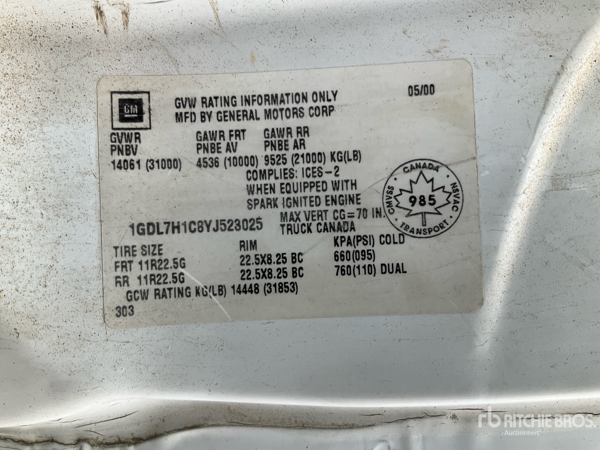 2000 GMC C7500