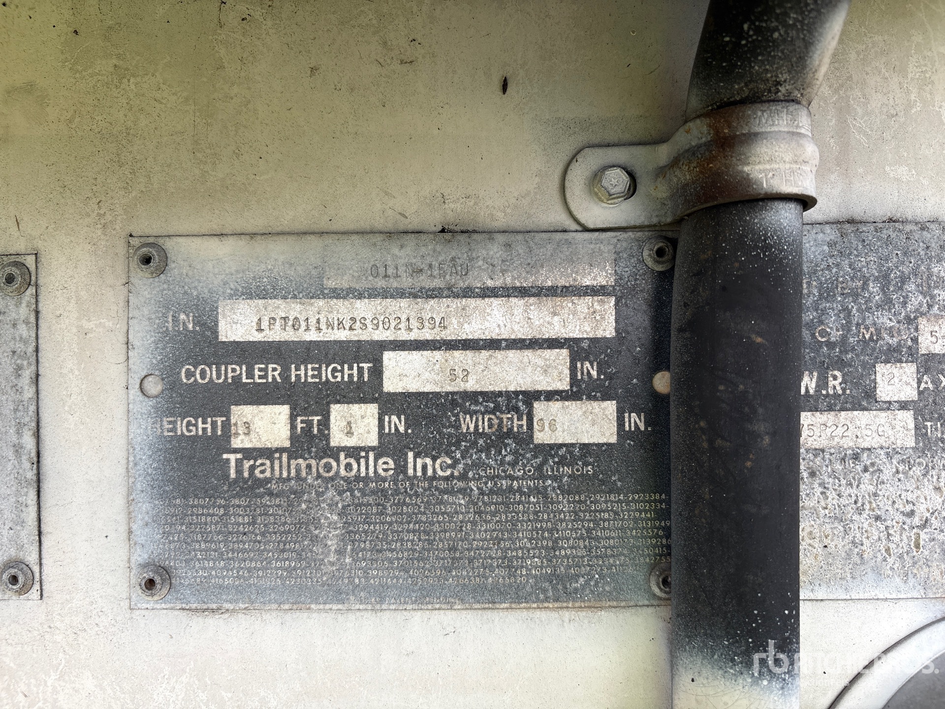 1995 Trailmobile 40 FT X 102 IN T/A