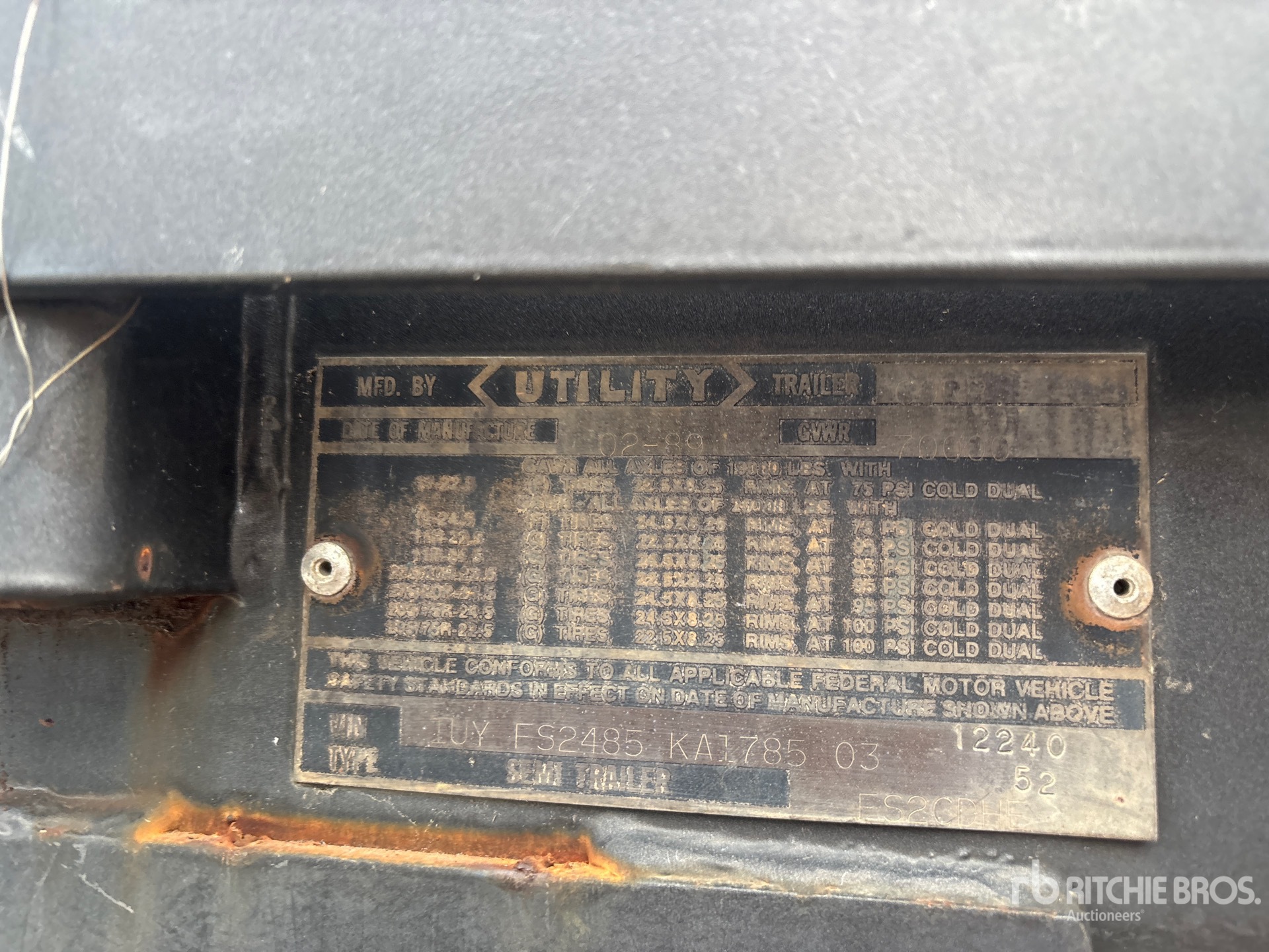 1989 Utility ES2CDHE