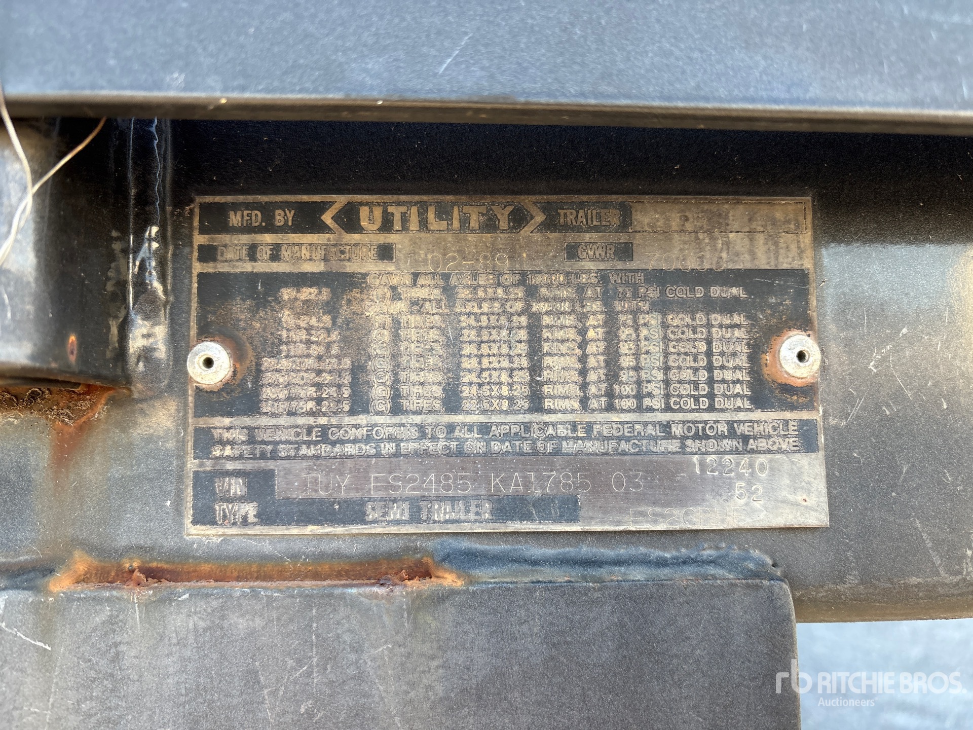 1989 Utility ES2CDHE
