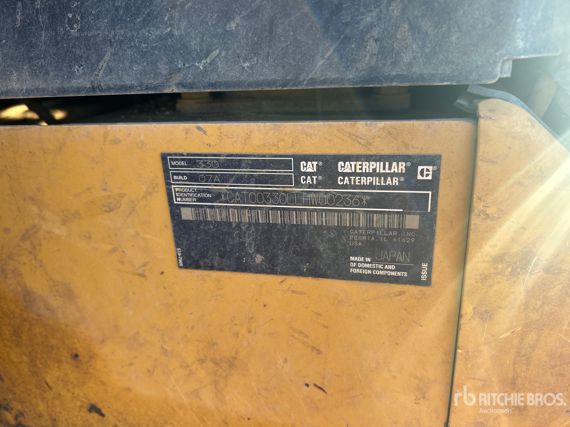 2019 Caterpillar 330B L