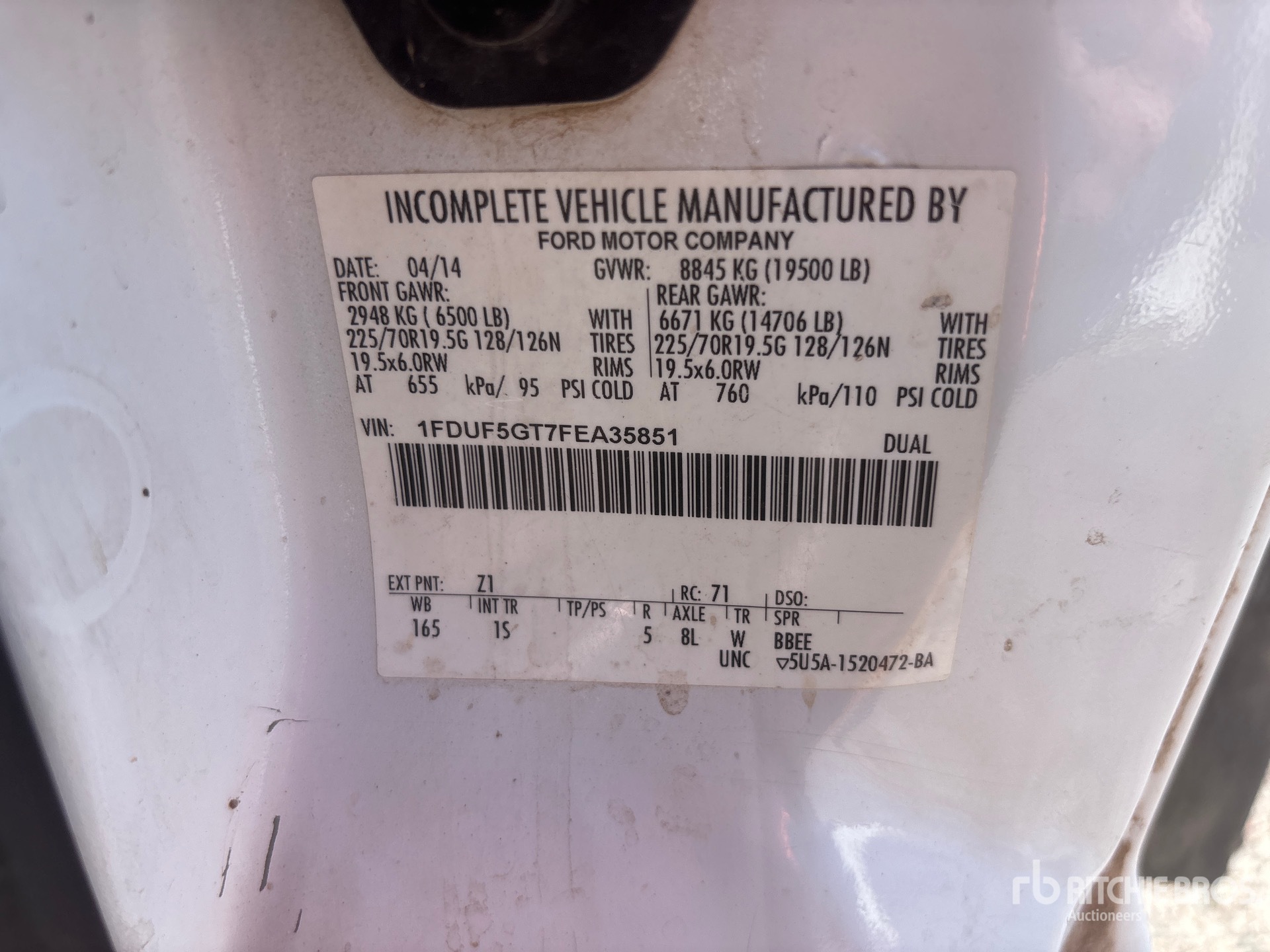 2015 Ford F-550