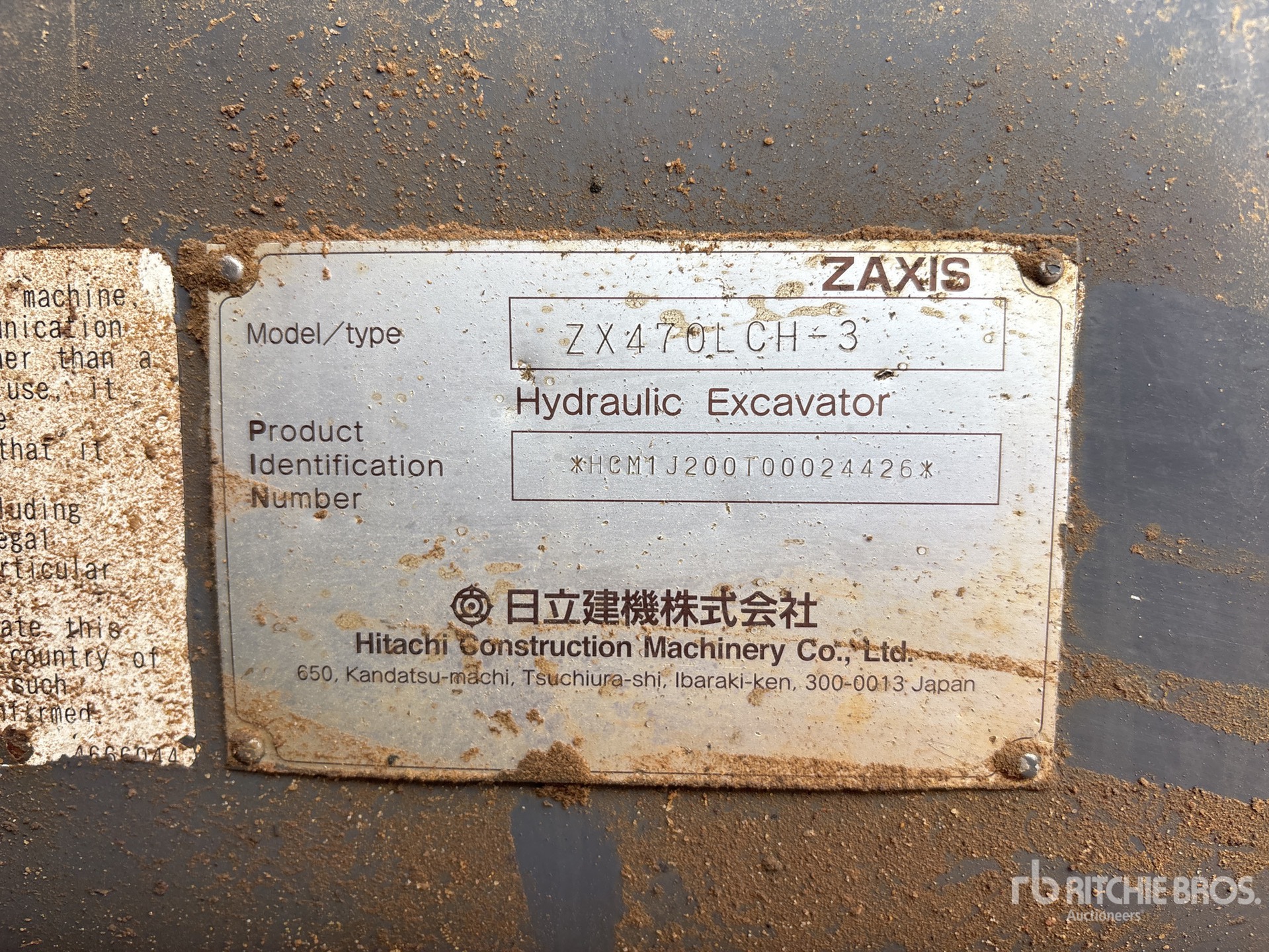 Hitachi ZX470LCH-3