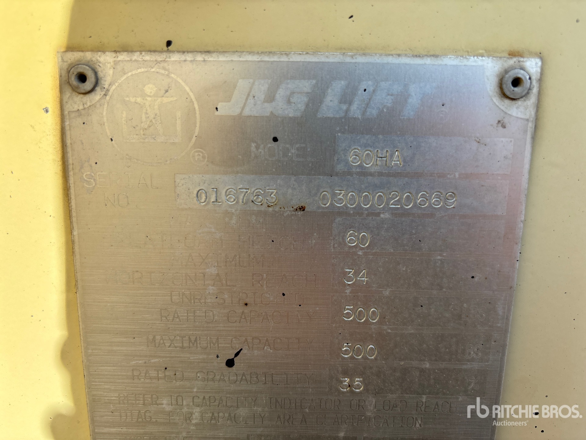 1995 JLG 60 HA