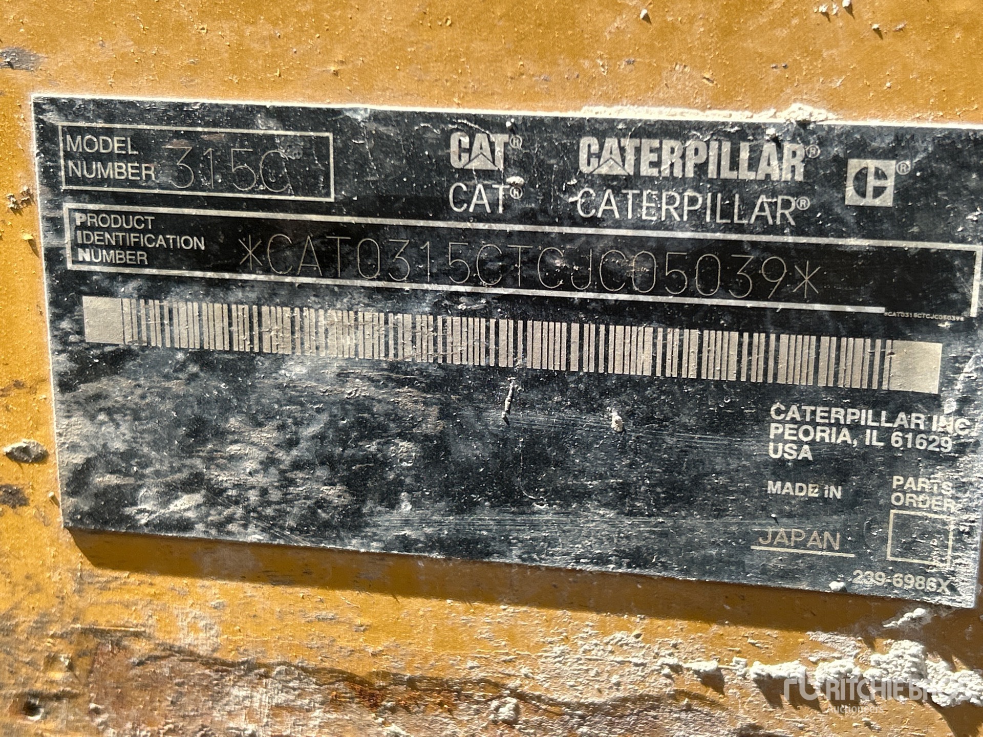 2007 Caterpillar 315C L