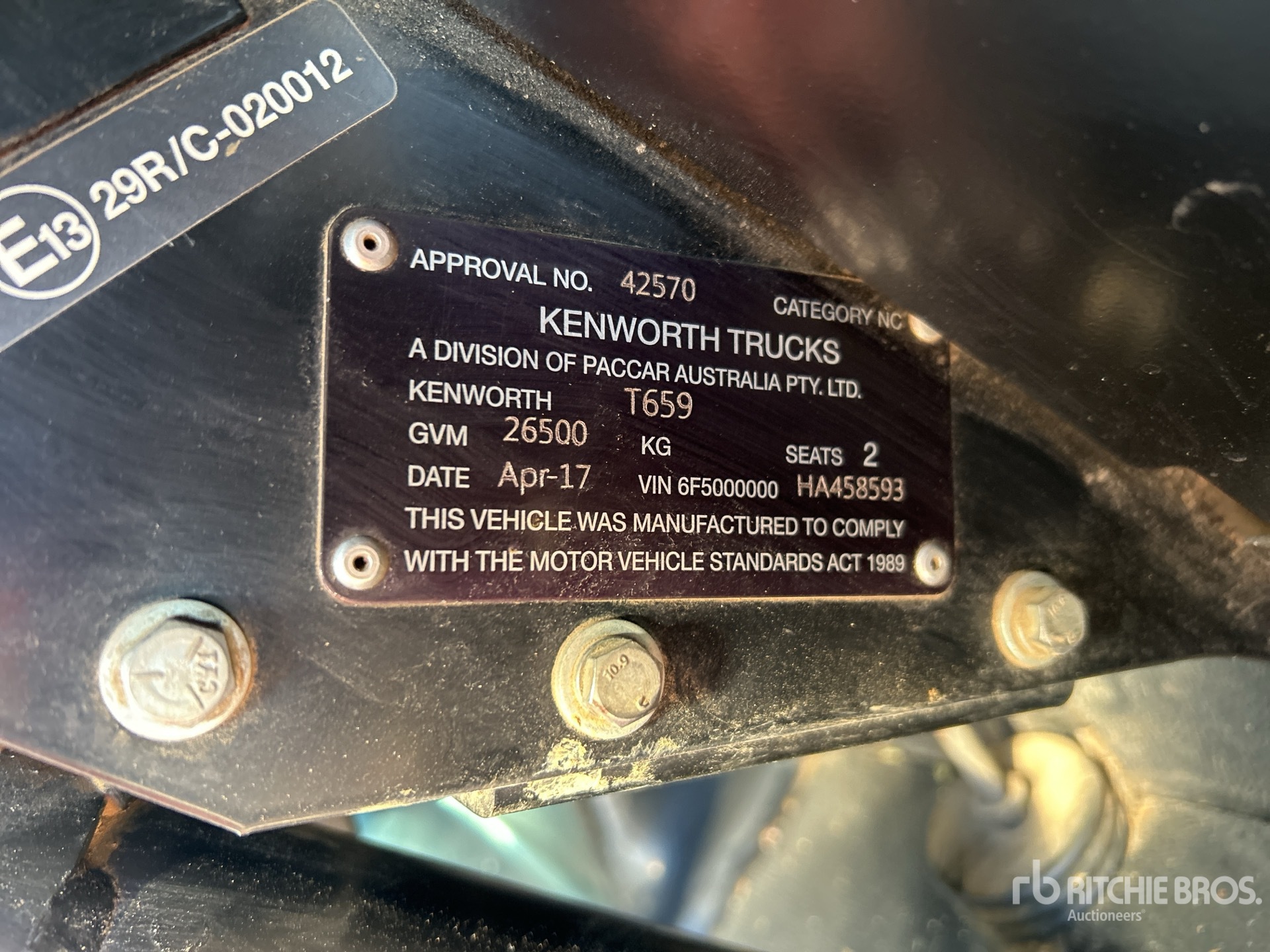 2017 Kenworth T659