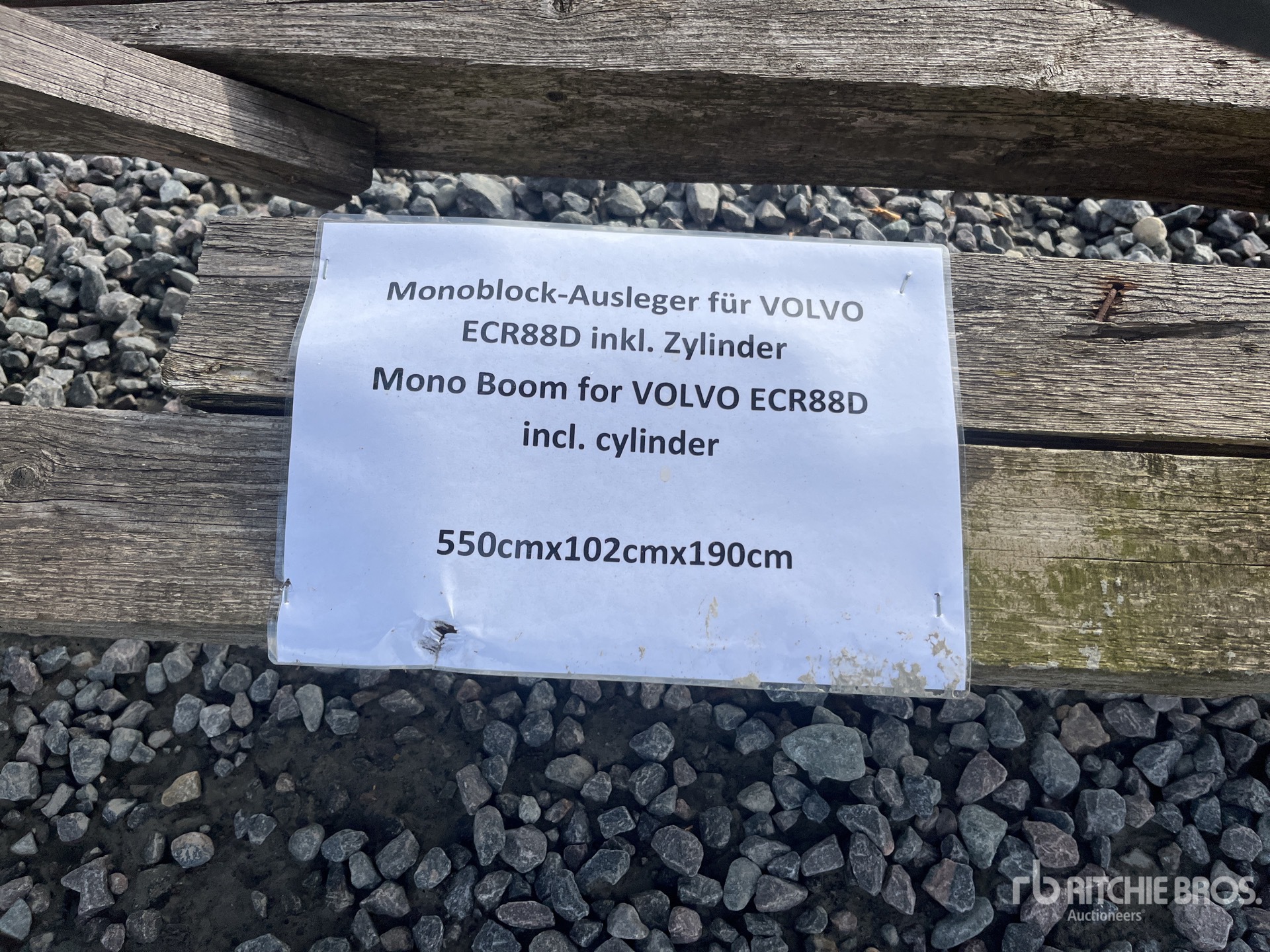 Volvo Volvo Mono Boom to fit Volvo EC ...