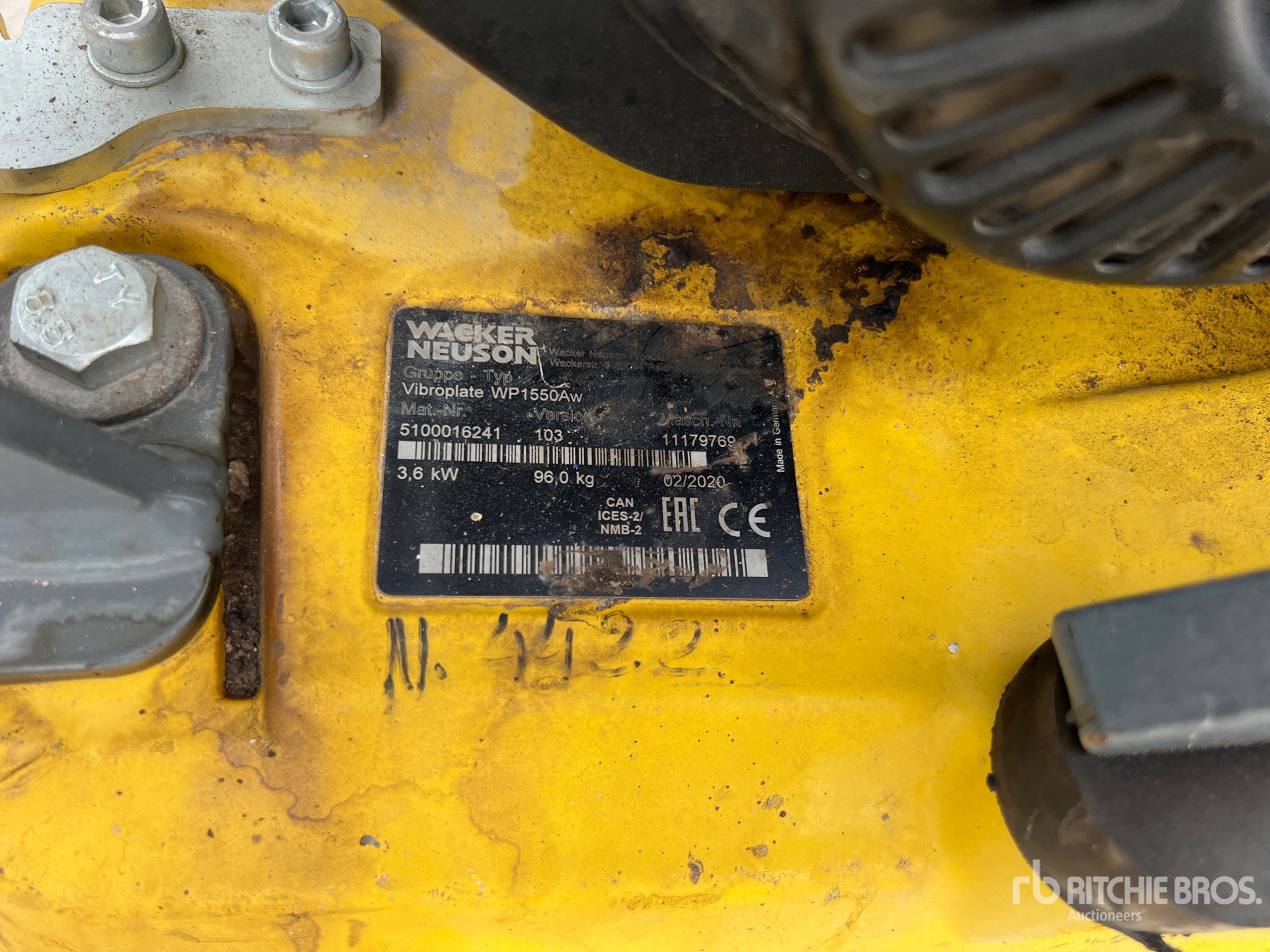 2020 Wacker Neuson WP1550