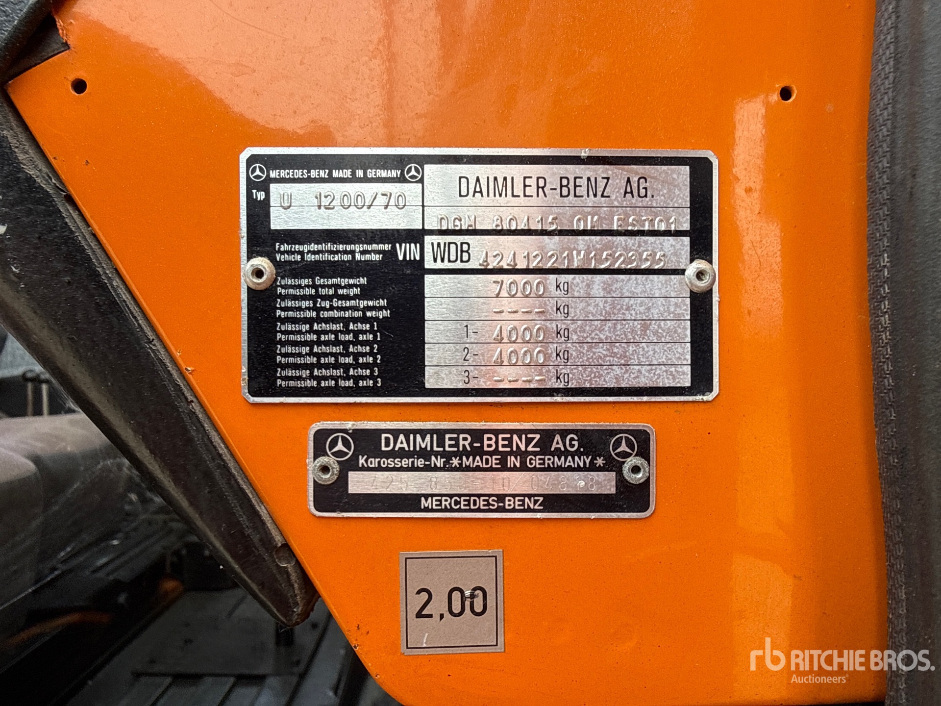 2009 Mercedes-Benz UNIMOG