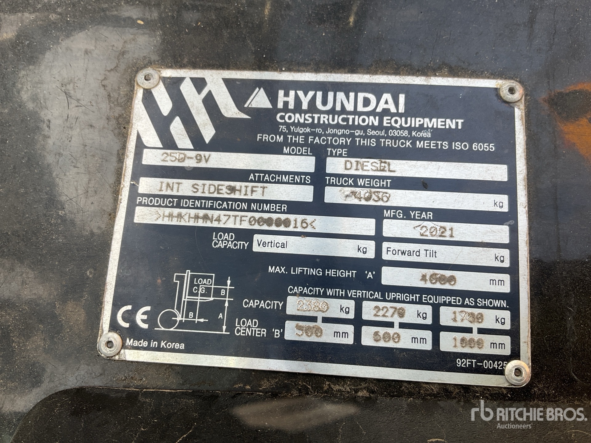 2021 Hyundai 2389 KG