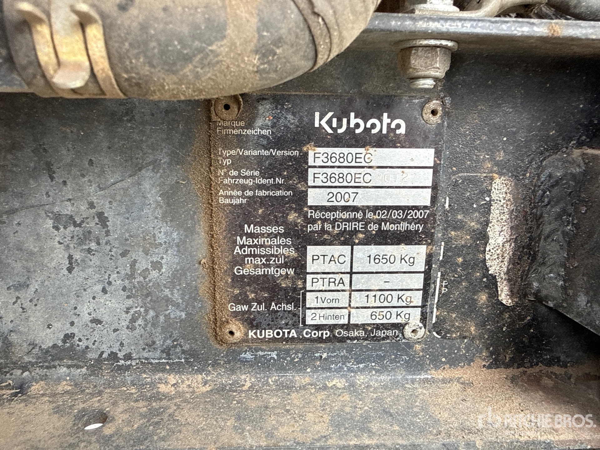 Kubota F3680