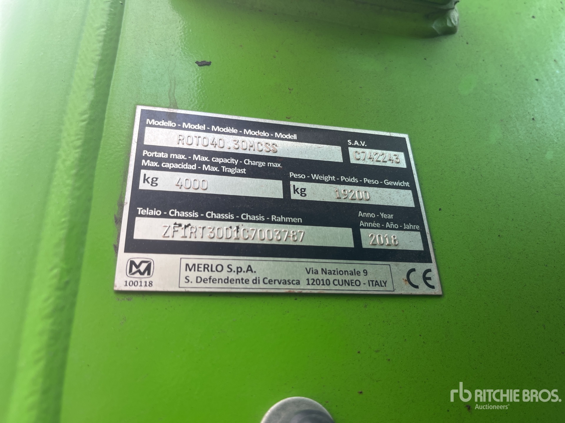 2018 Merlo 40.30